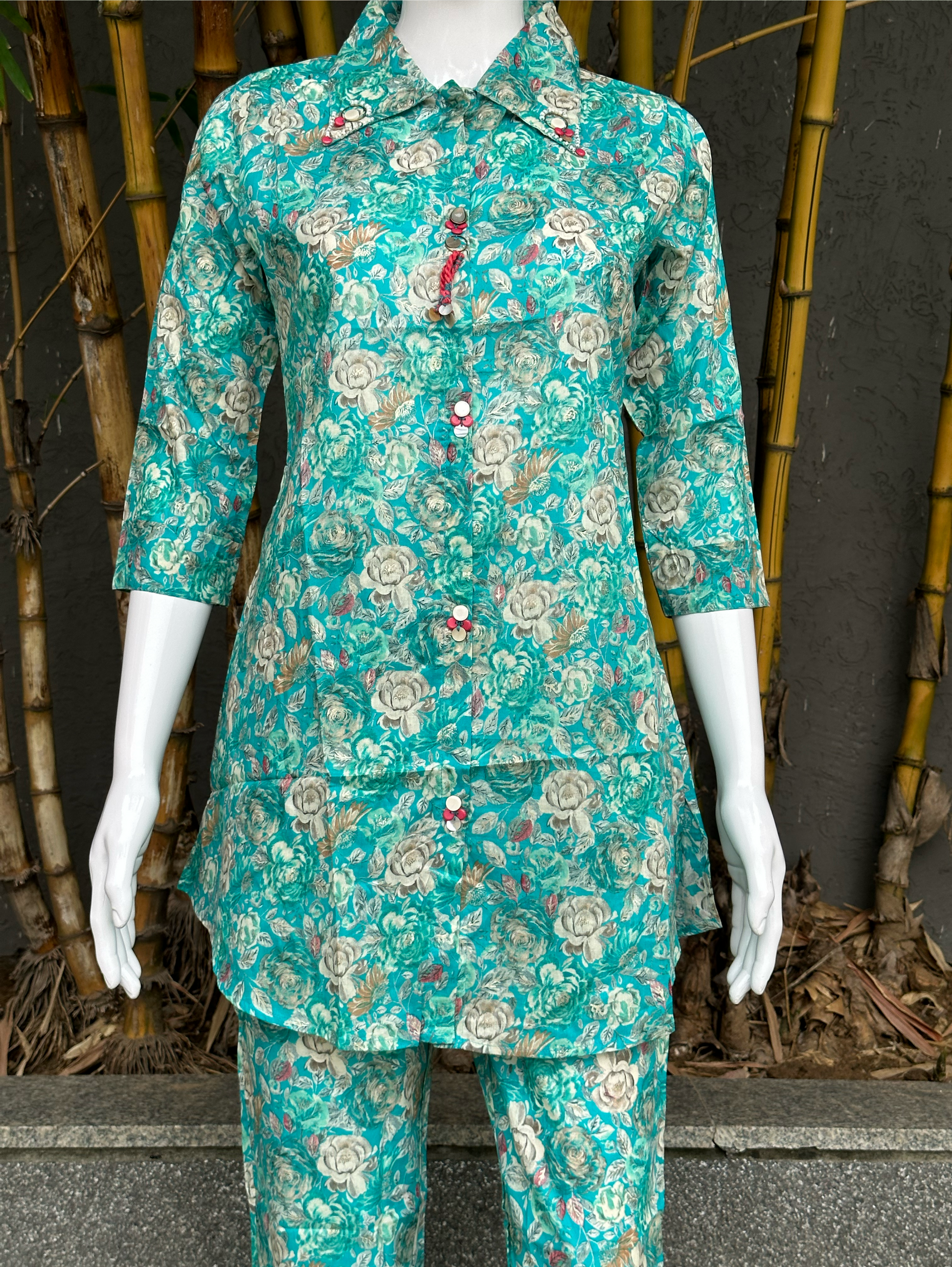 Muslin Coord Set with Accessories