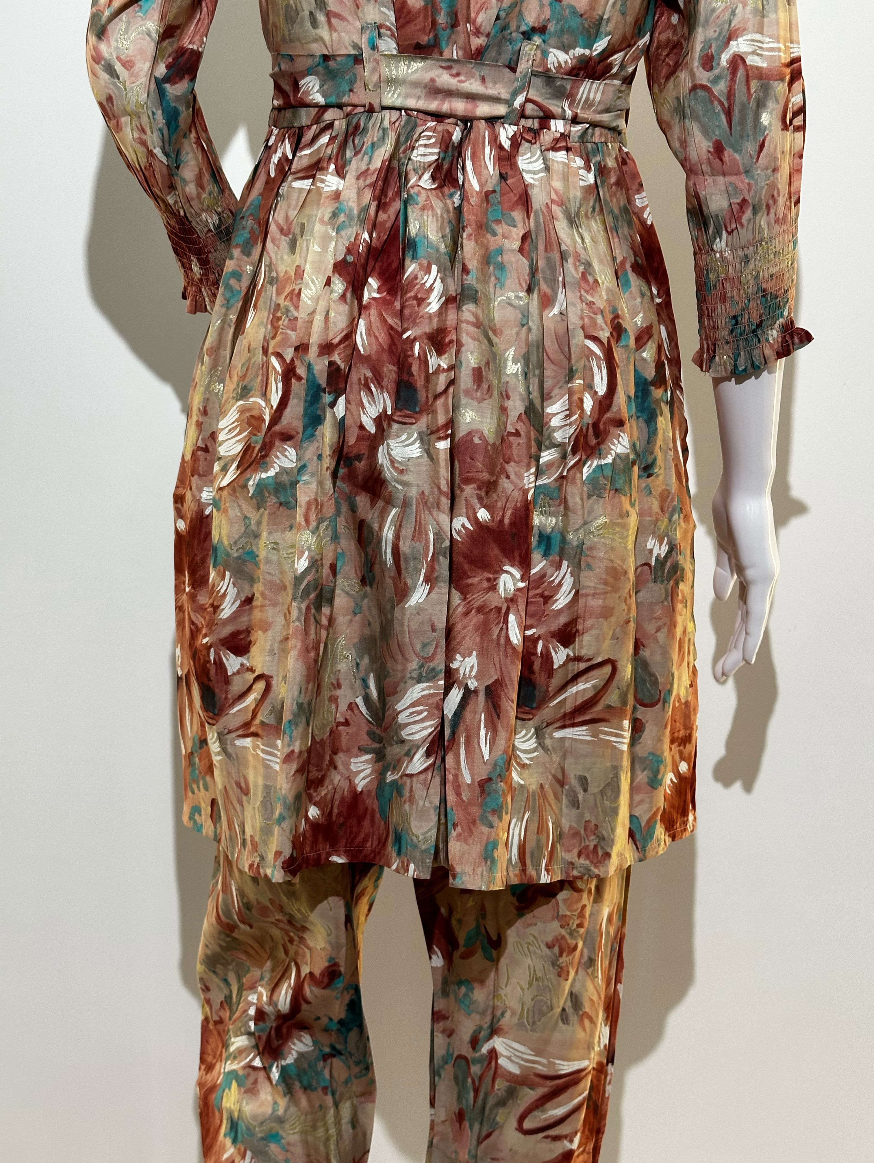 Image of Muslin Brown Tone Coord Set  - 2 Piece