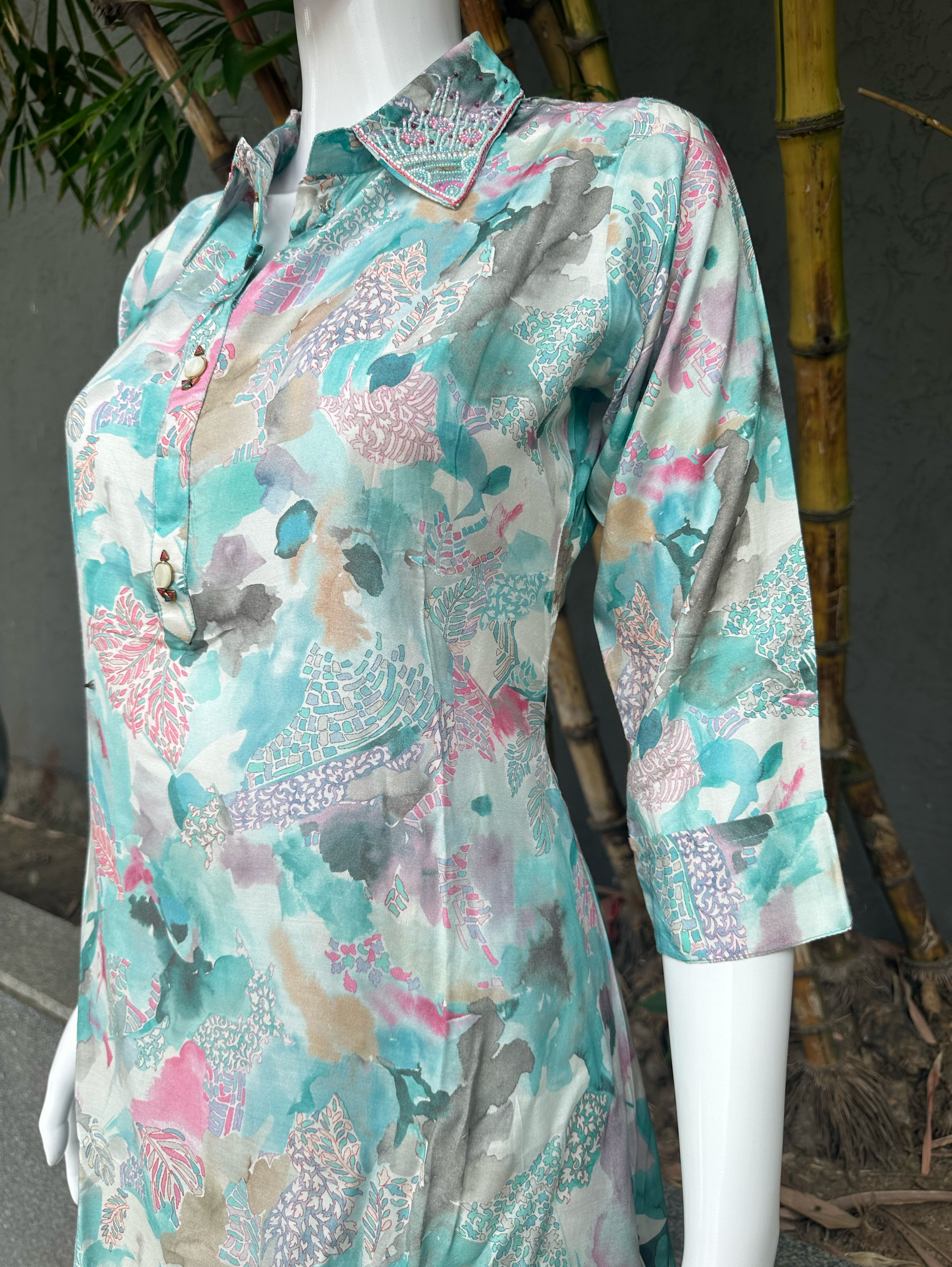 Muslin Coords with Collar and Button Accessories