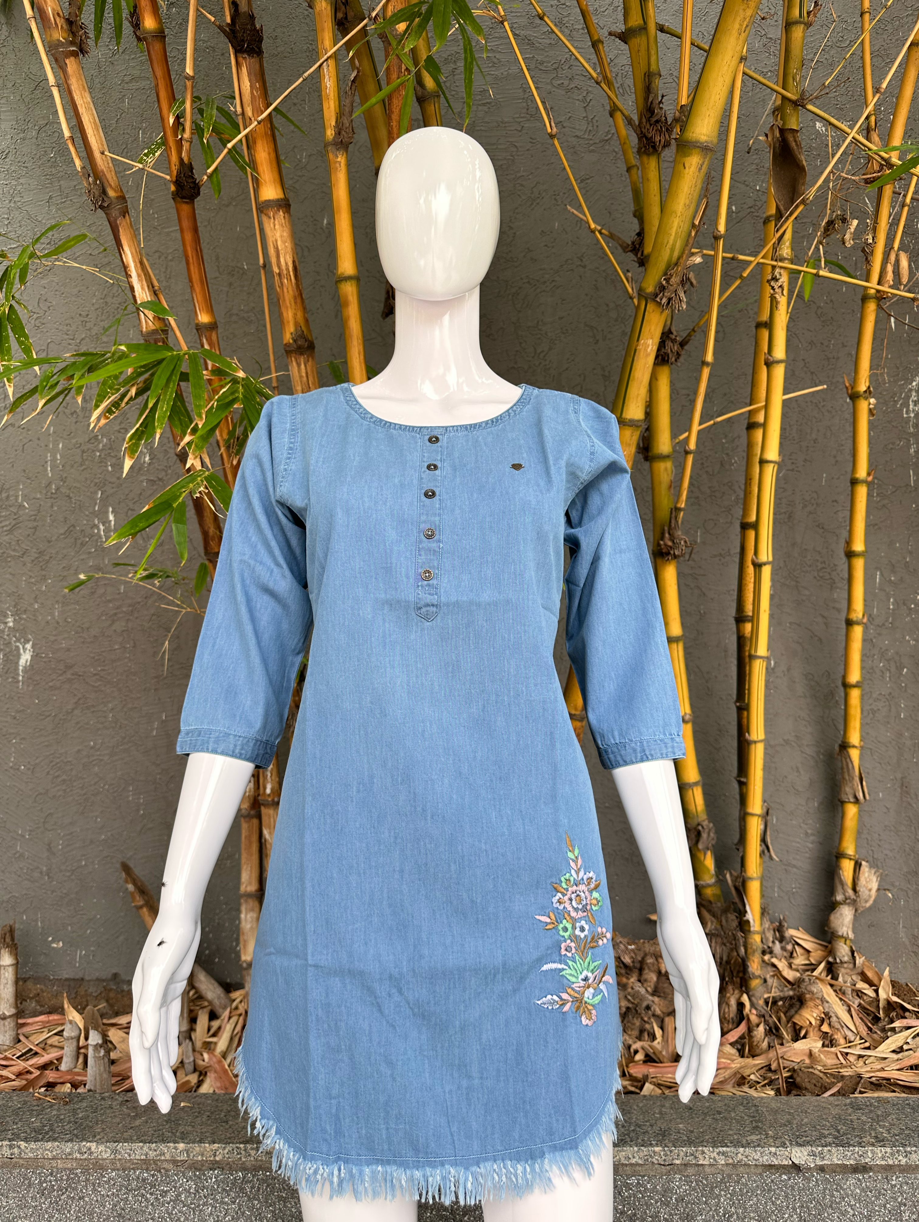 Premium Denim Tunic