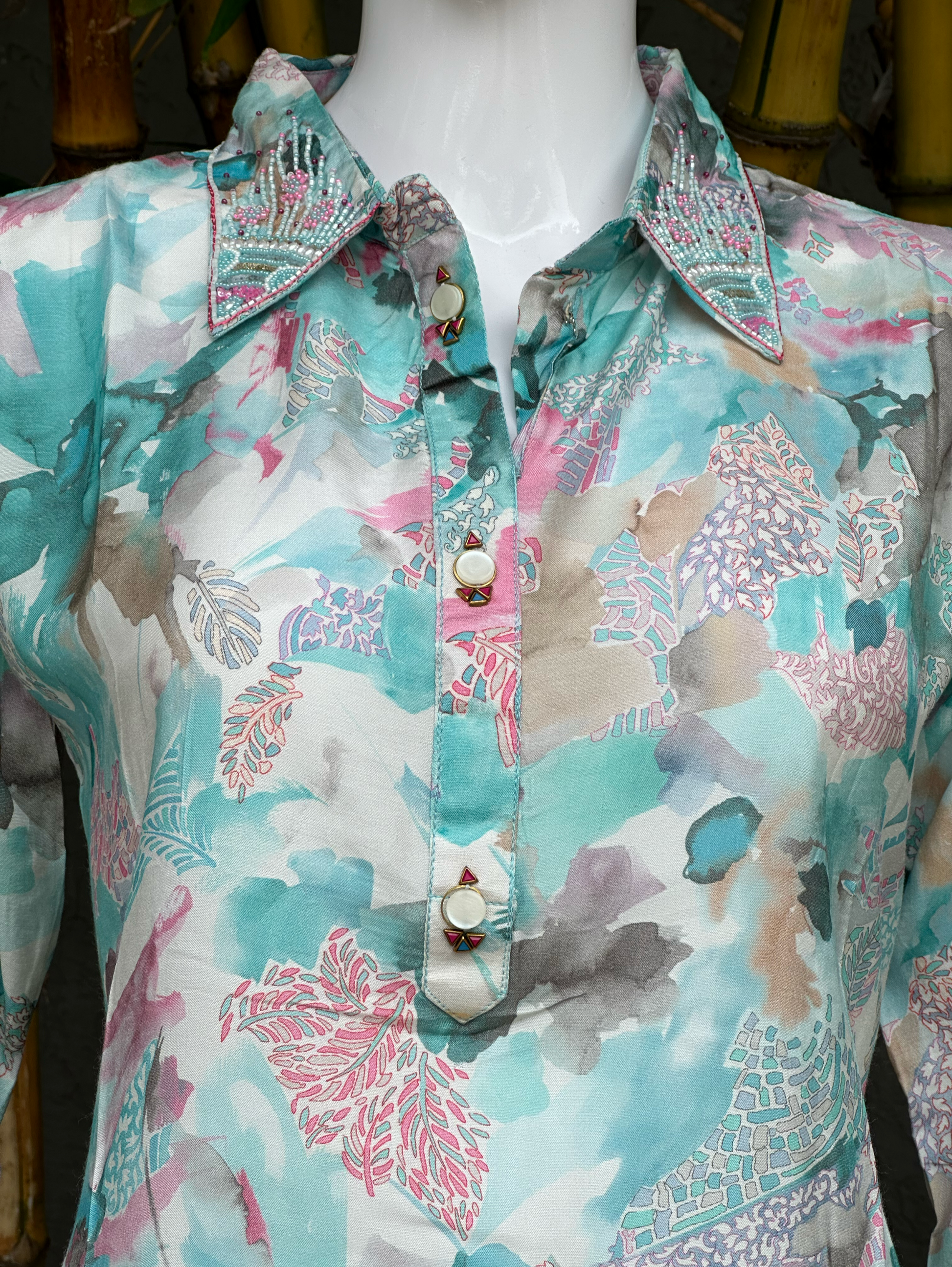 Muslin Coords with Collar and Button Accessories