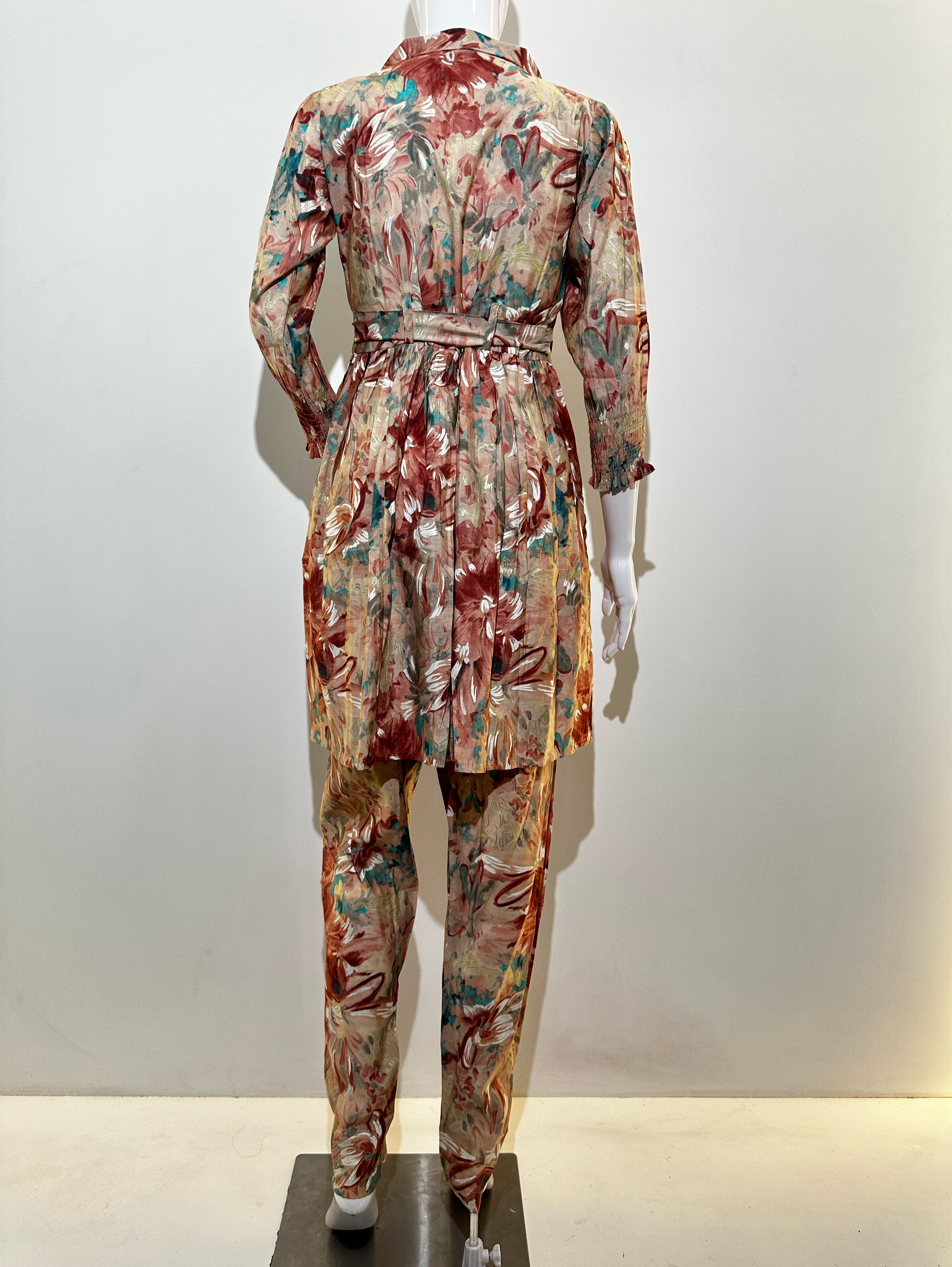 Image of Muslin Brown Tone Coord Set  - 2 Piece