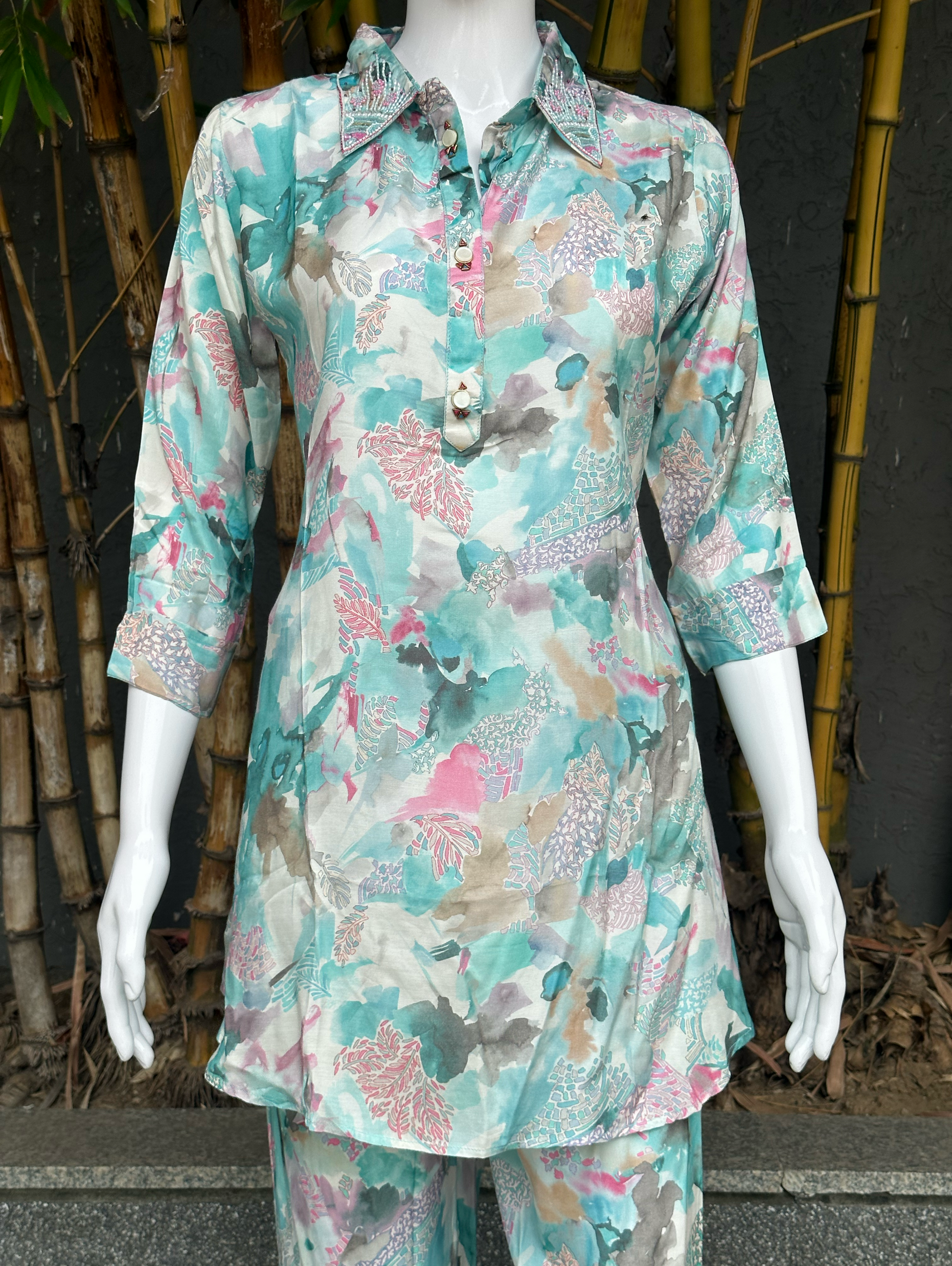 Muslin Coords with Collar and Button Accessories
