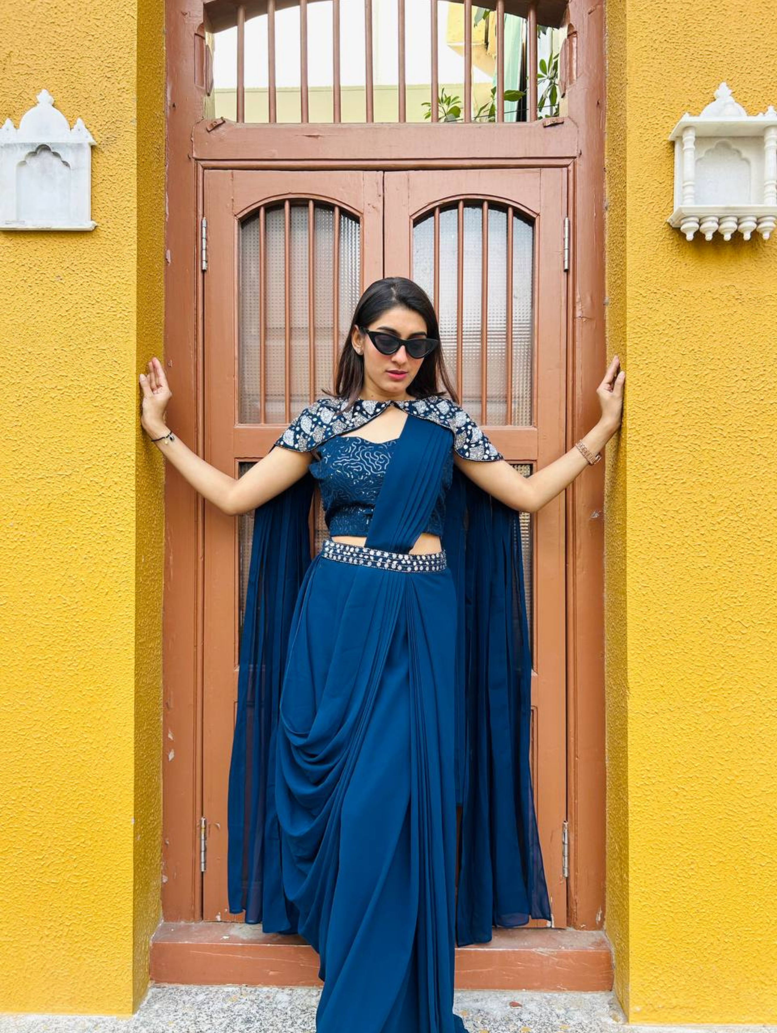 Image of Georgette Traditional 3 Piece