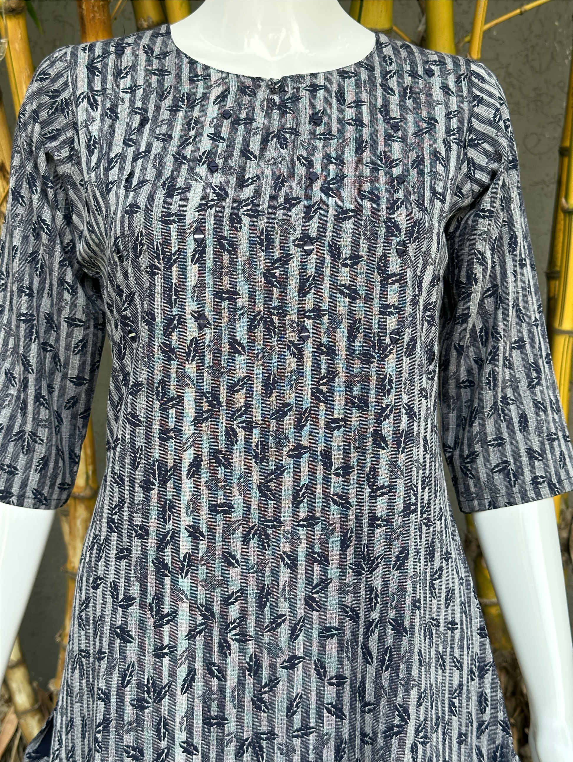 Lycra Imported Fabric Mirror work Tunic