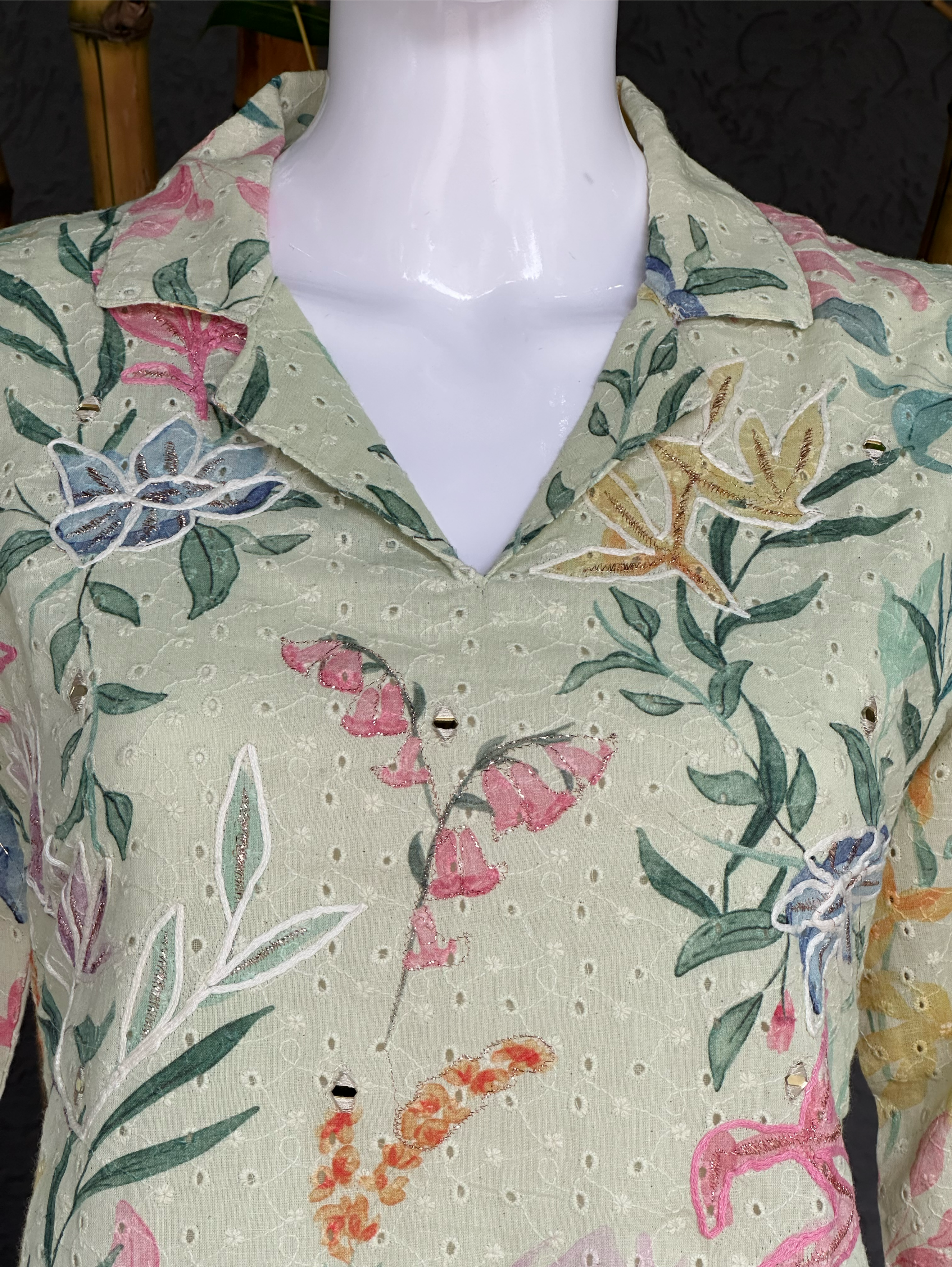 Image of Lucknowi work Pure Cotton- Coords