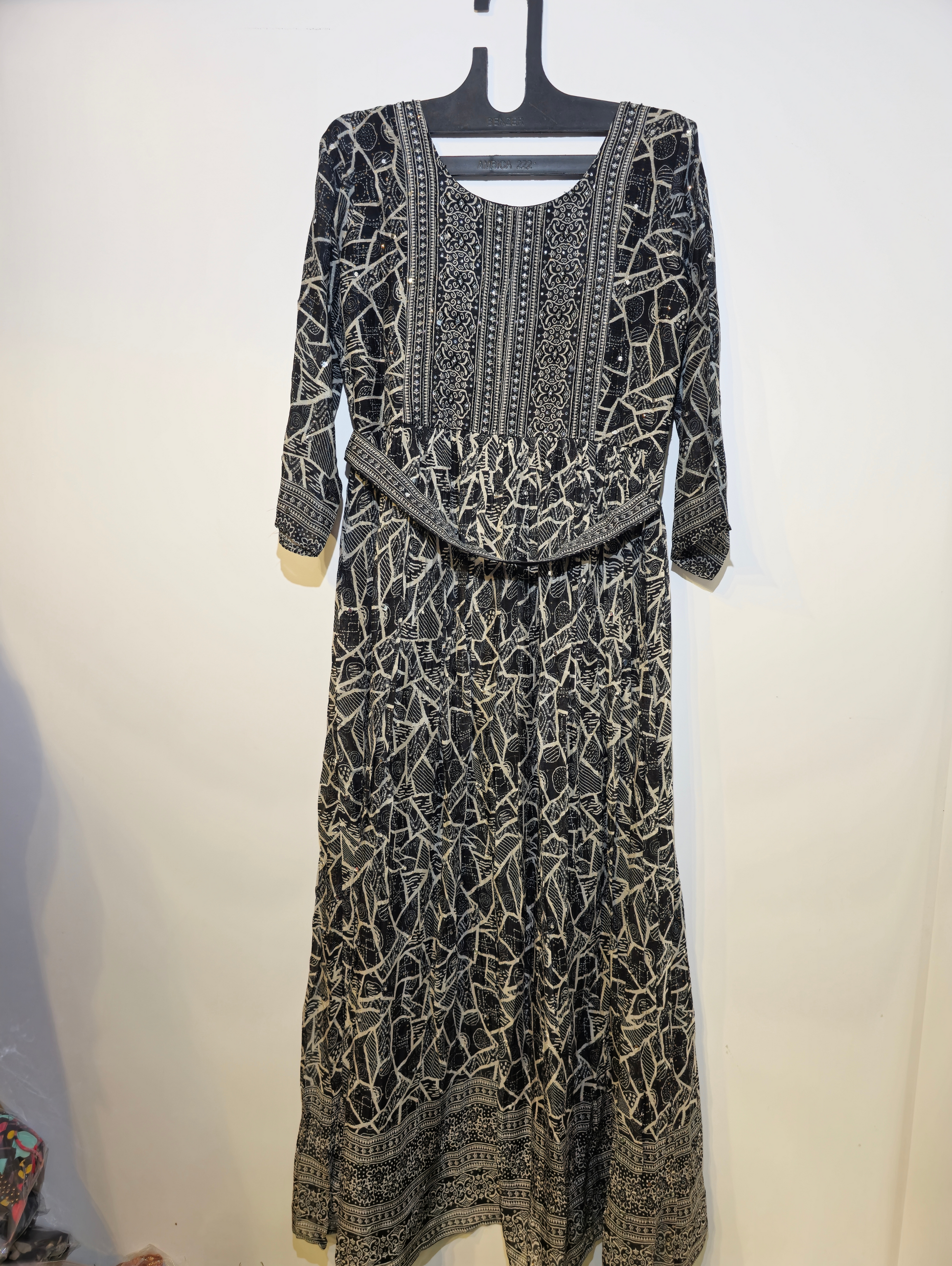 Designer Crepe Gown