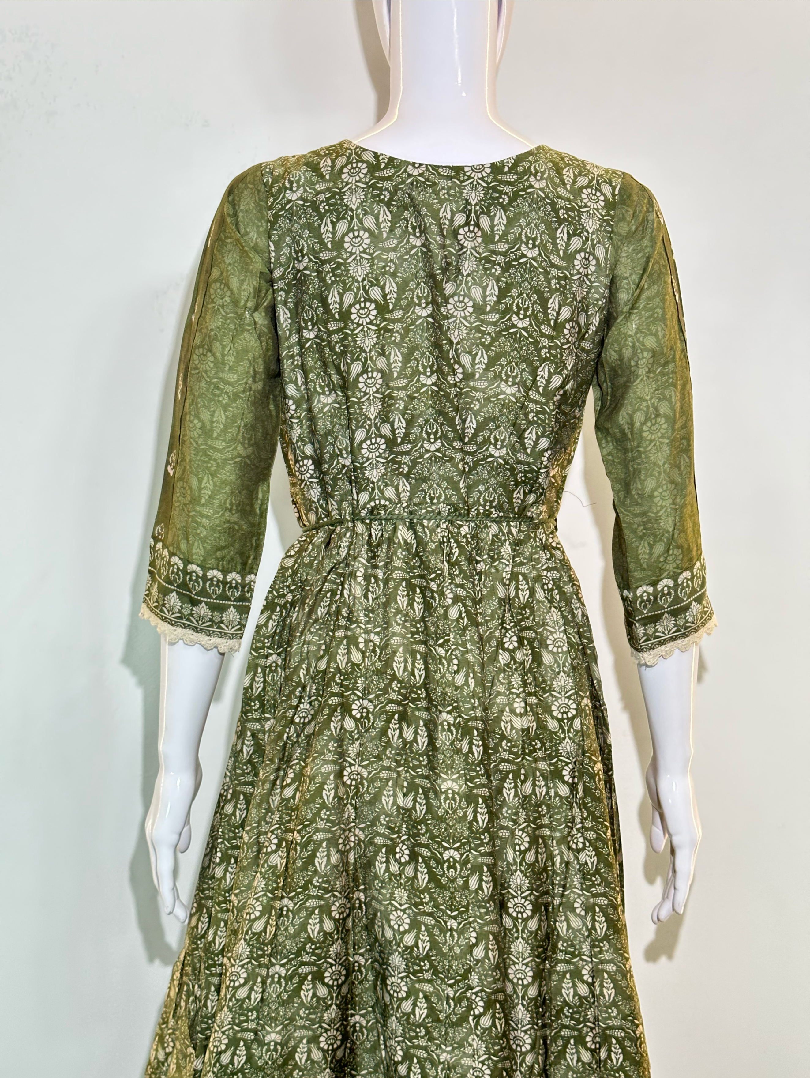 Muslin Dress with work - 3 Patterns