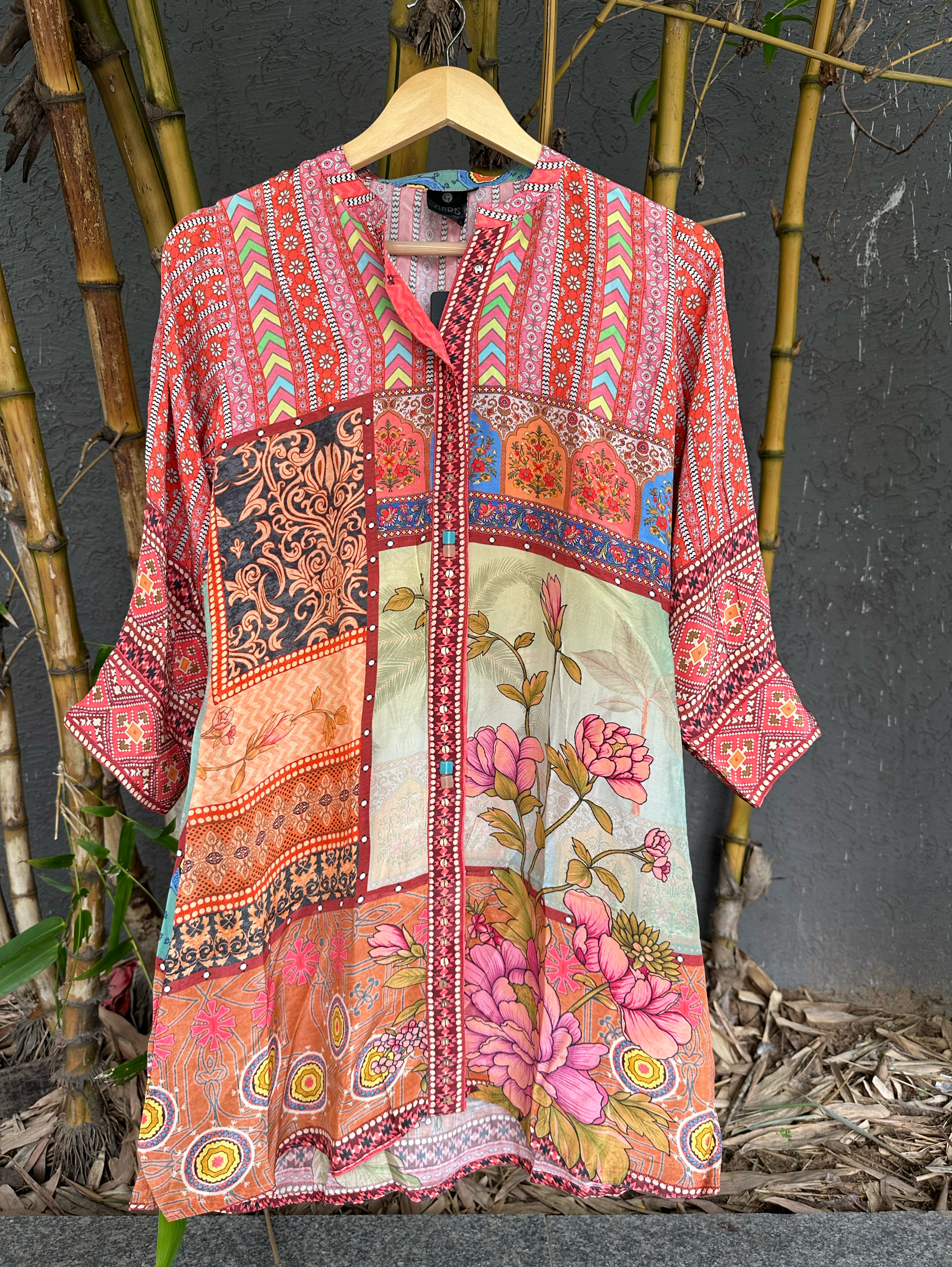 Image of Muslin Print Tunics with Accessories work