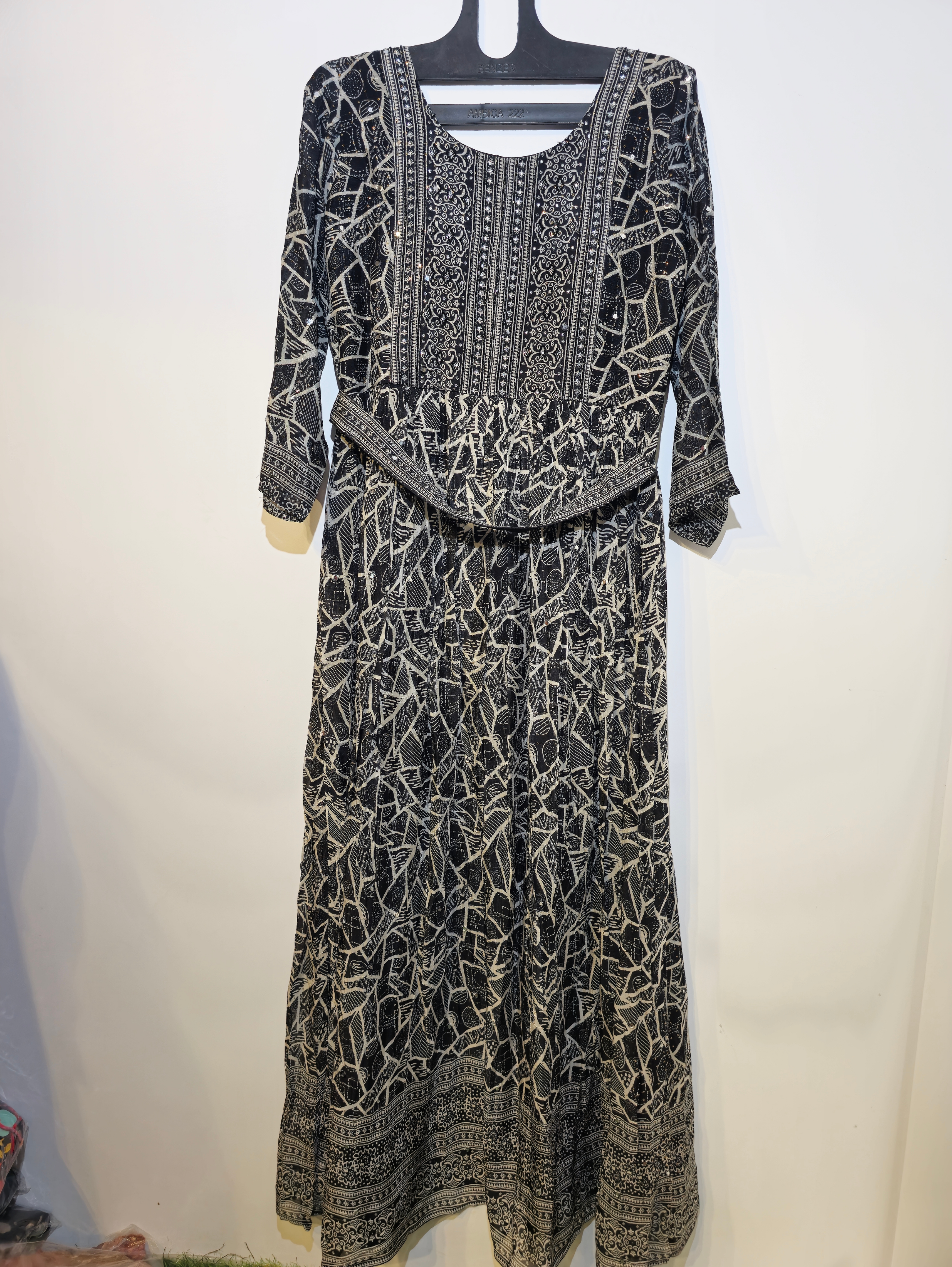 Image of Designer Crepe Gown