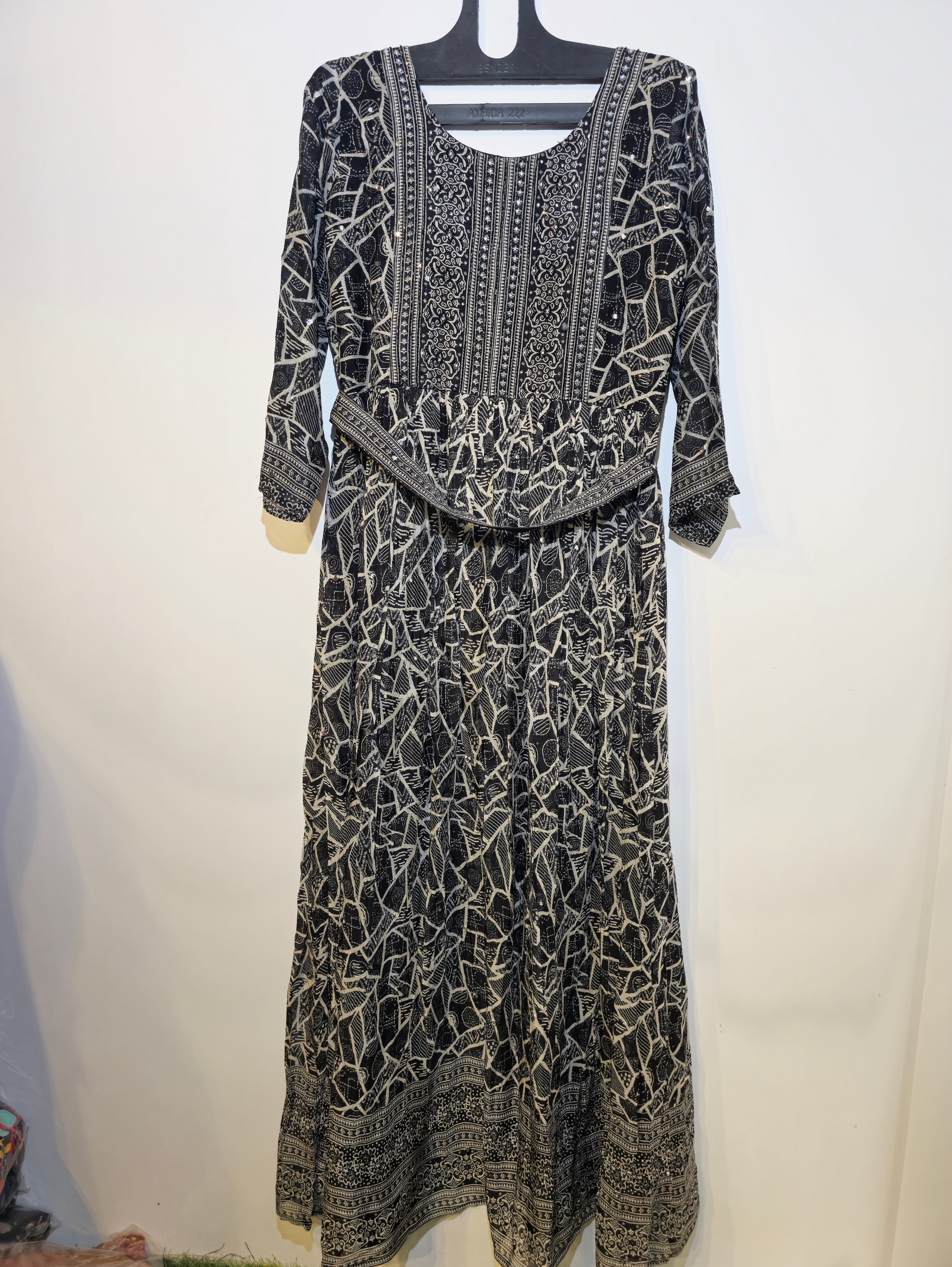 Designer Crepe Gown