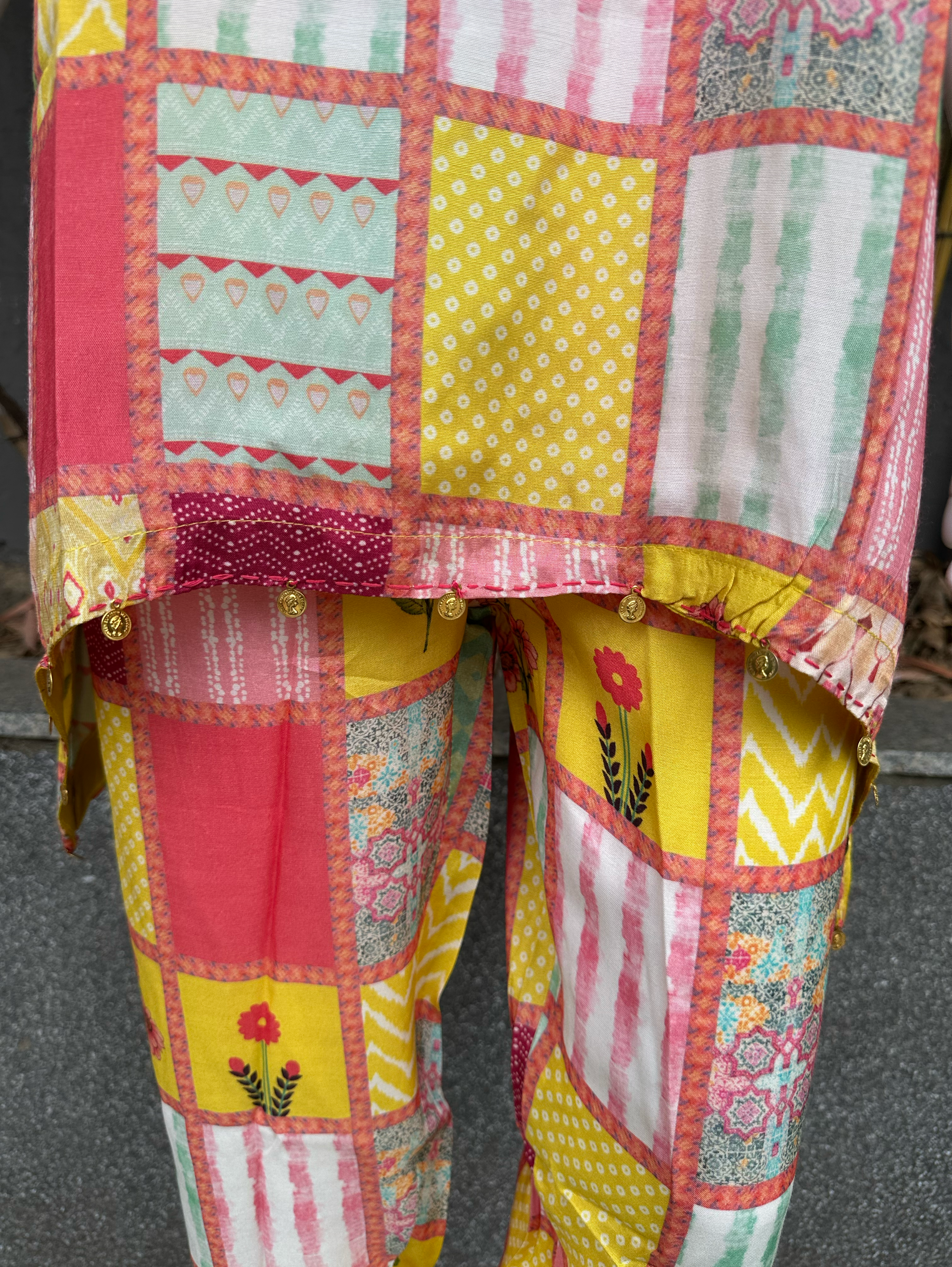 Image of Muslin Up and Down Cut Coords