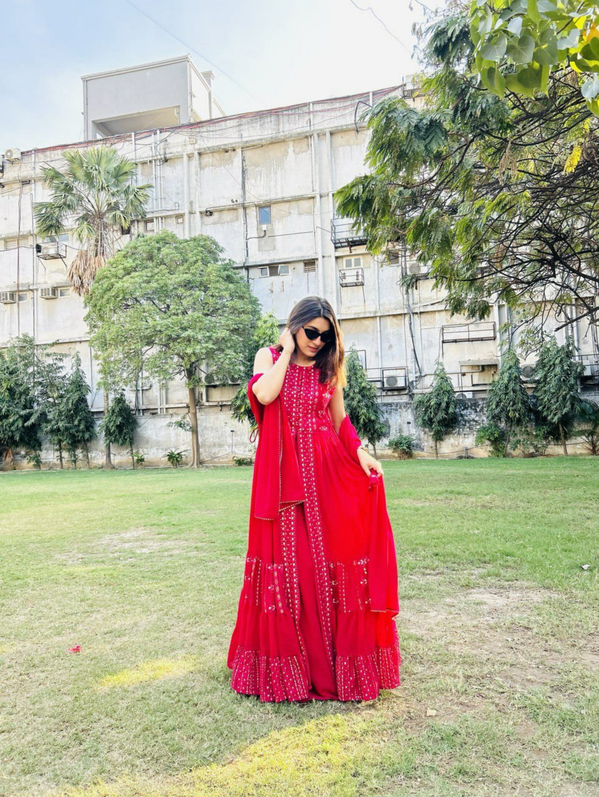 Designer Georgette Traditional 3 Piece