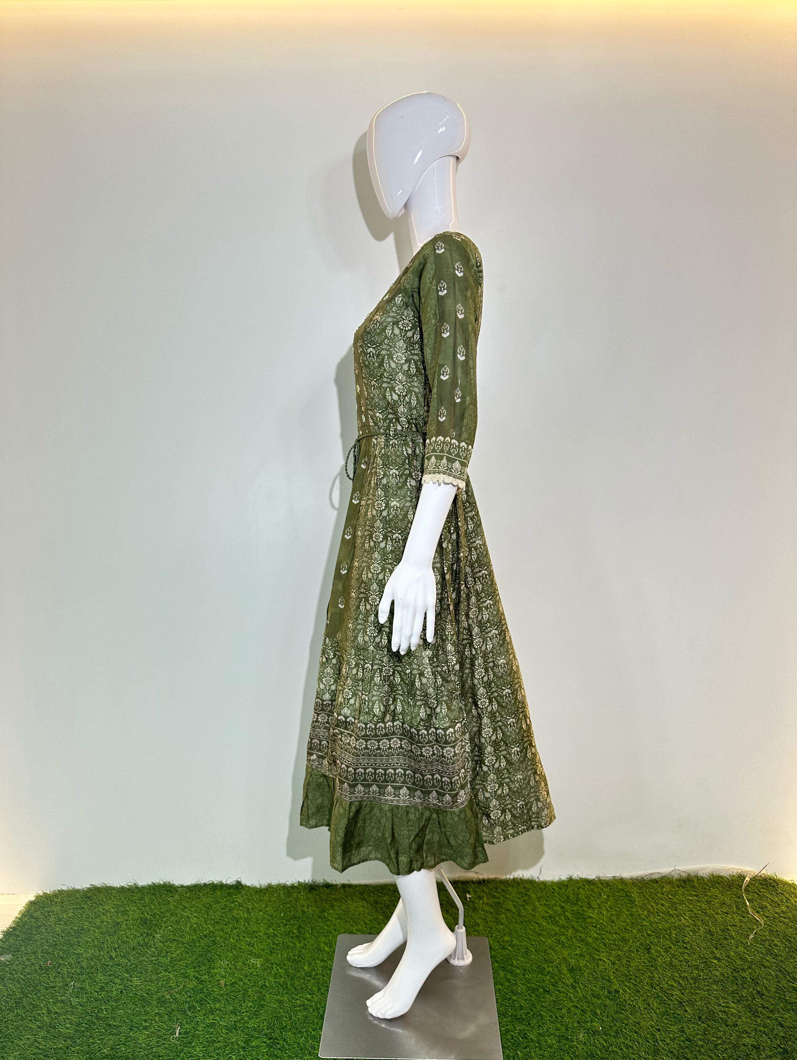 Muslin Dress with work - 3 Patterns