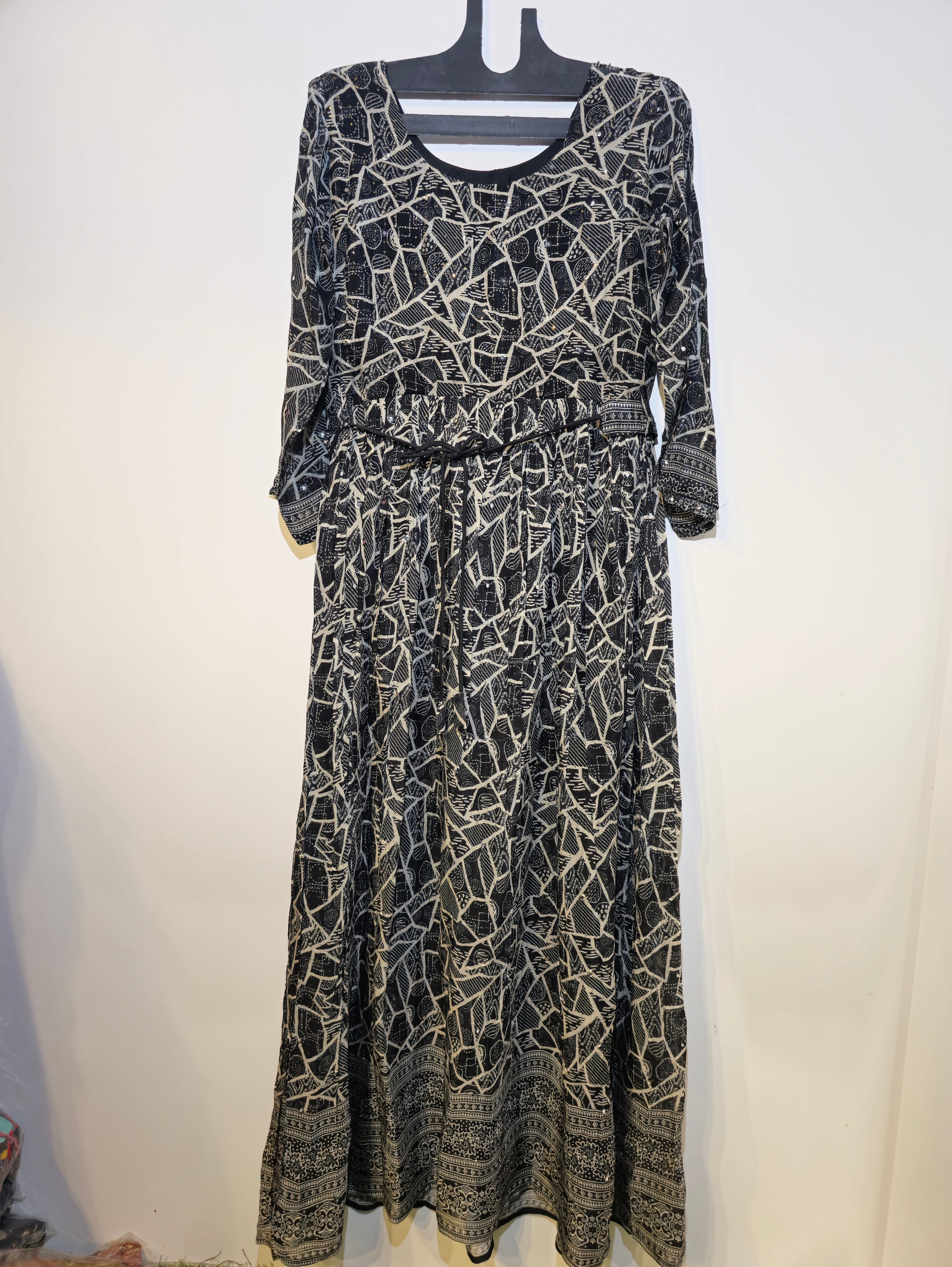 Image of Designer Crepe Gown