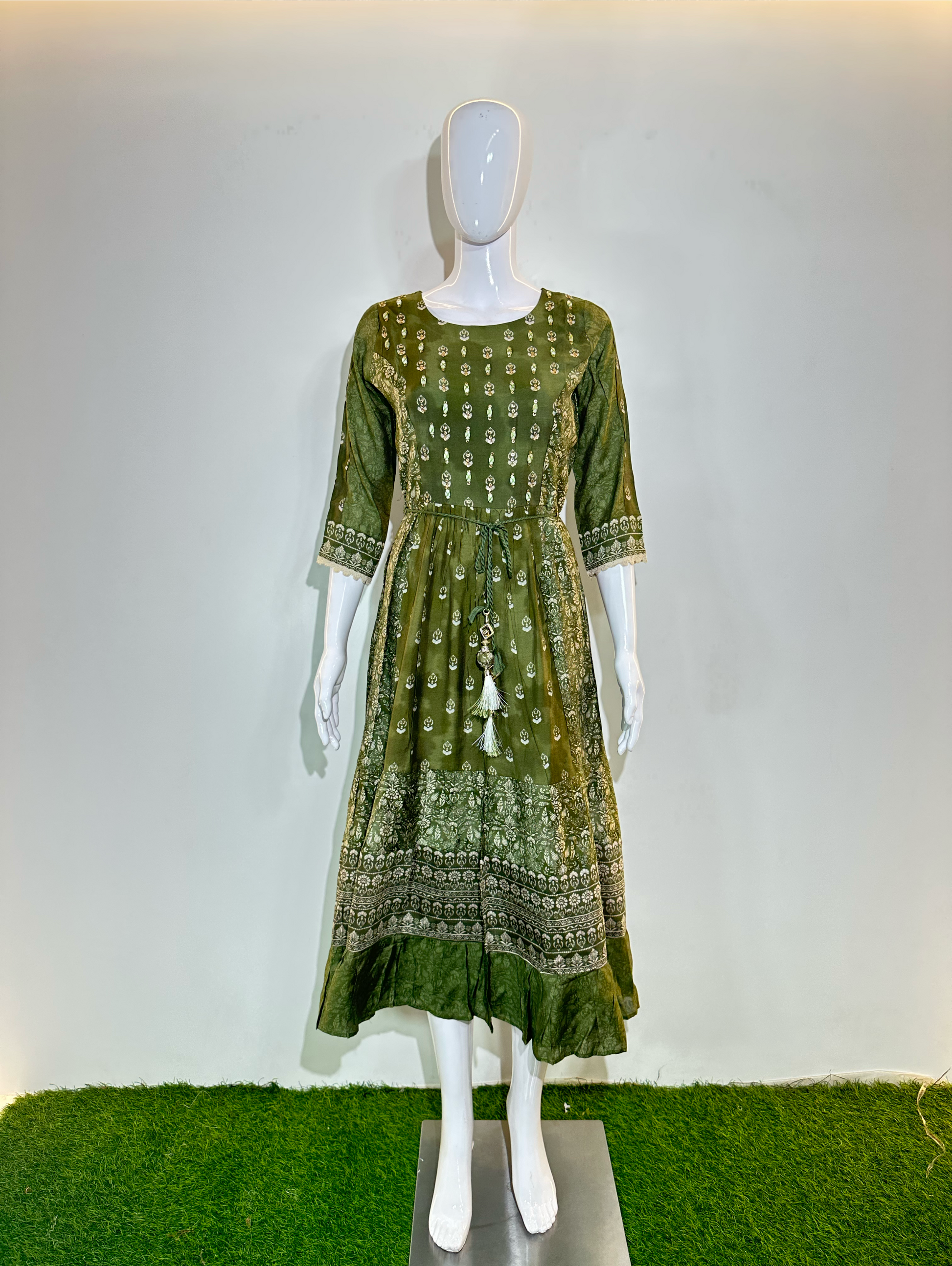 Muslin Dress with work - 3 Patterns