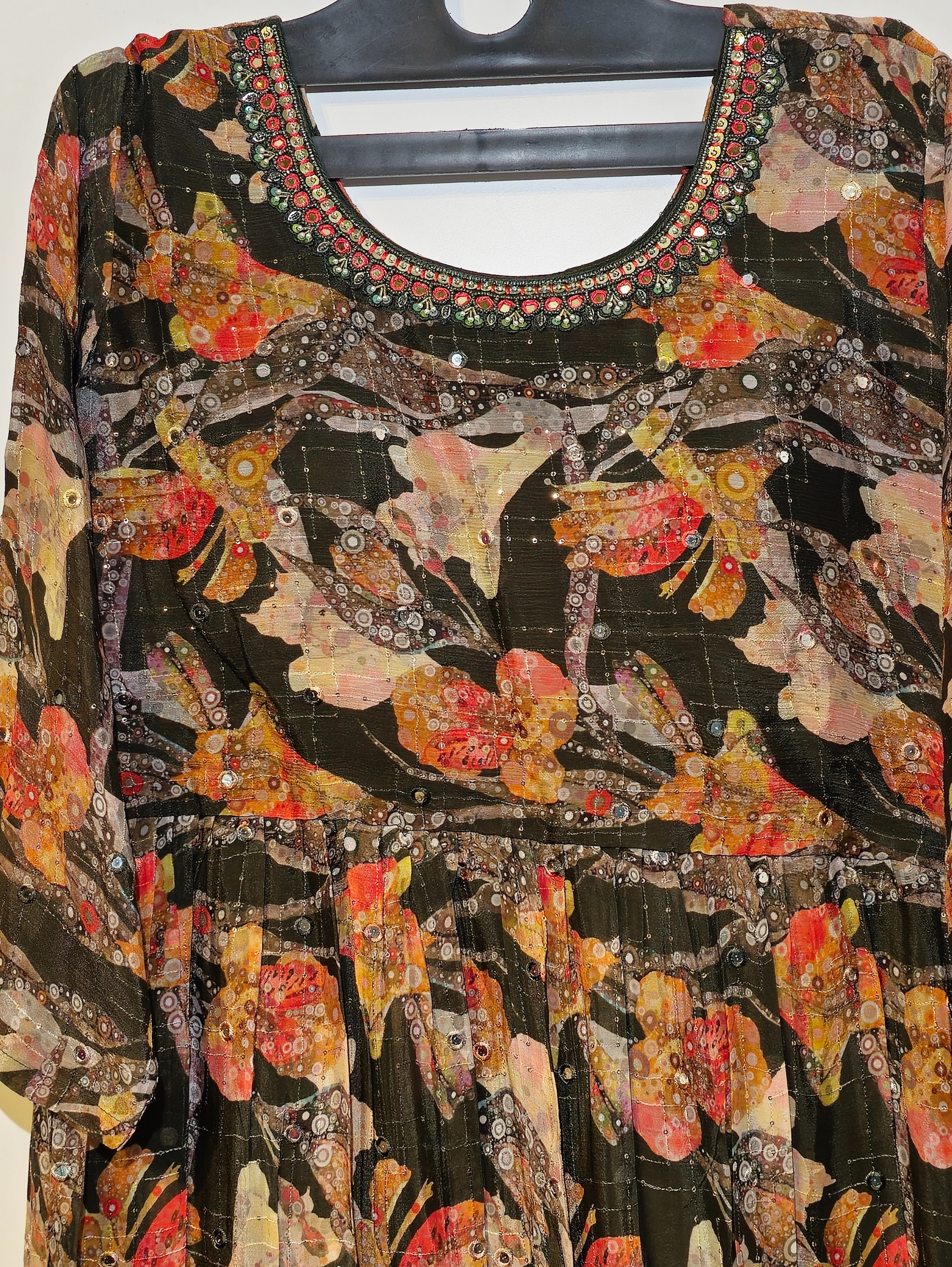 Designer Crepe Gown