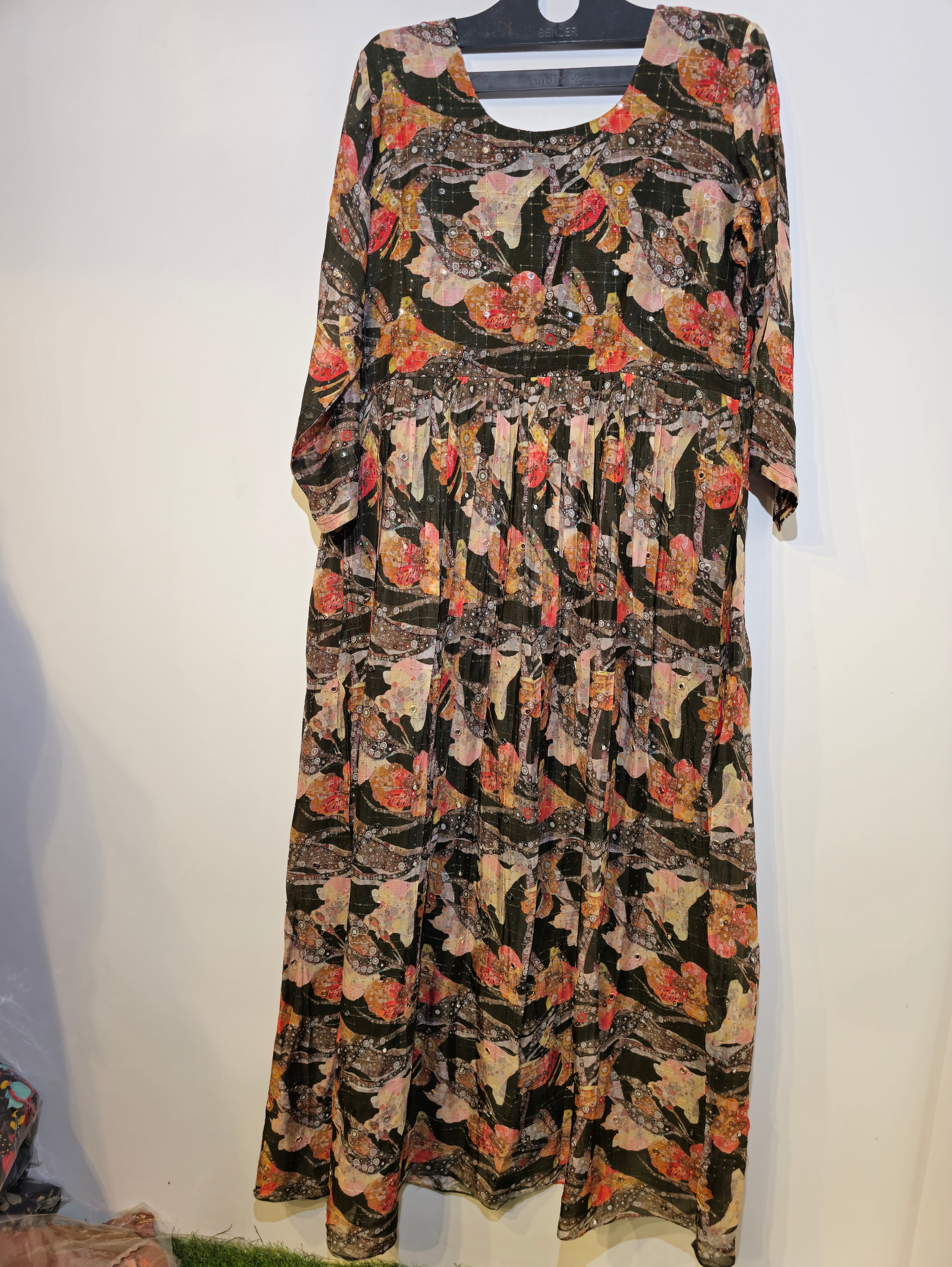 Image of Designer Crepe Gown