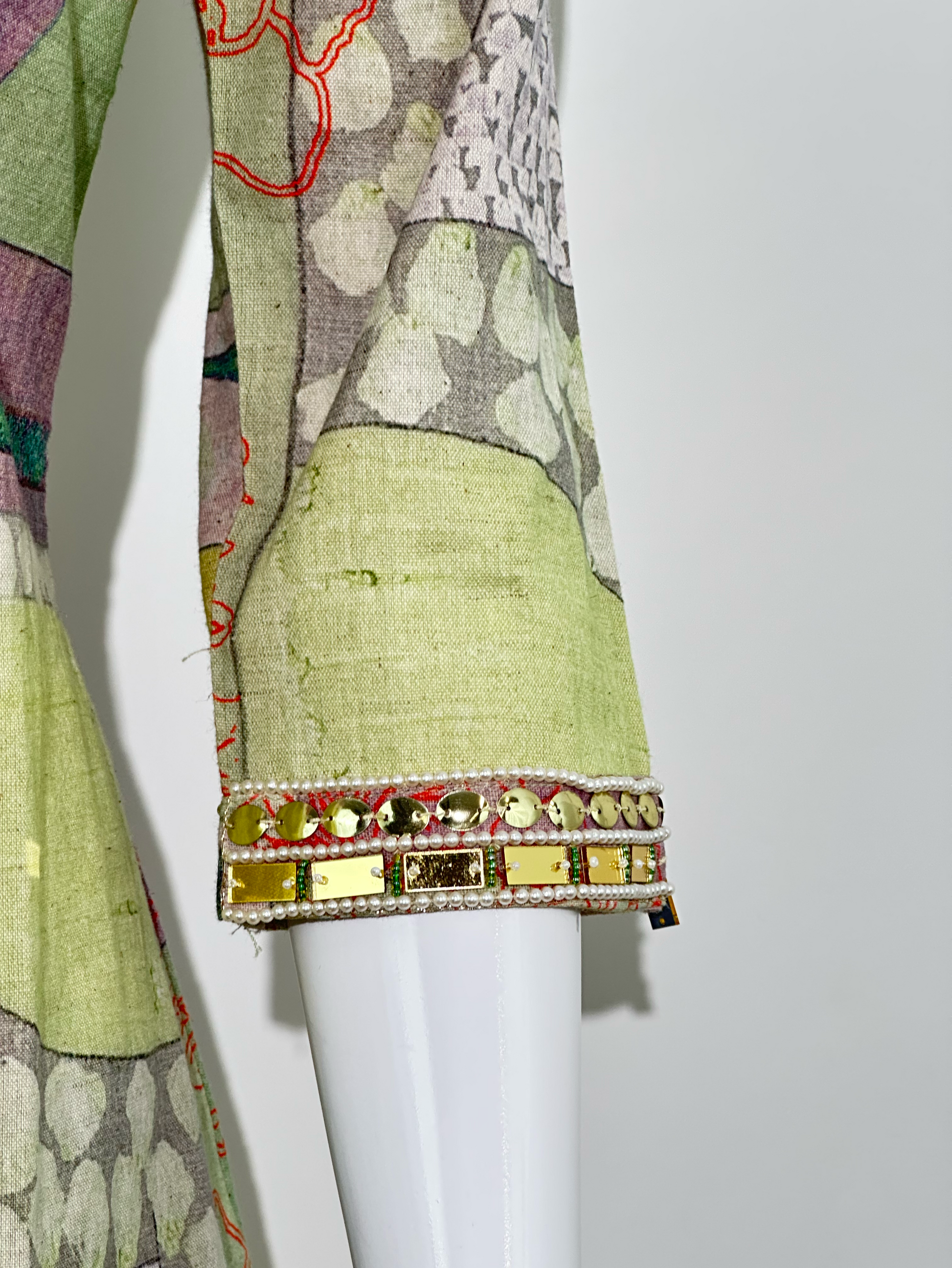 Linen Cotton with Complete Embroidery Coords