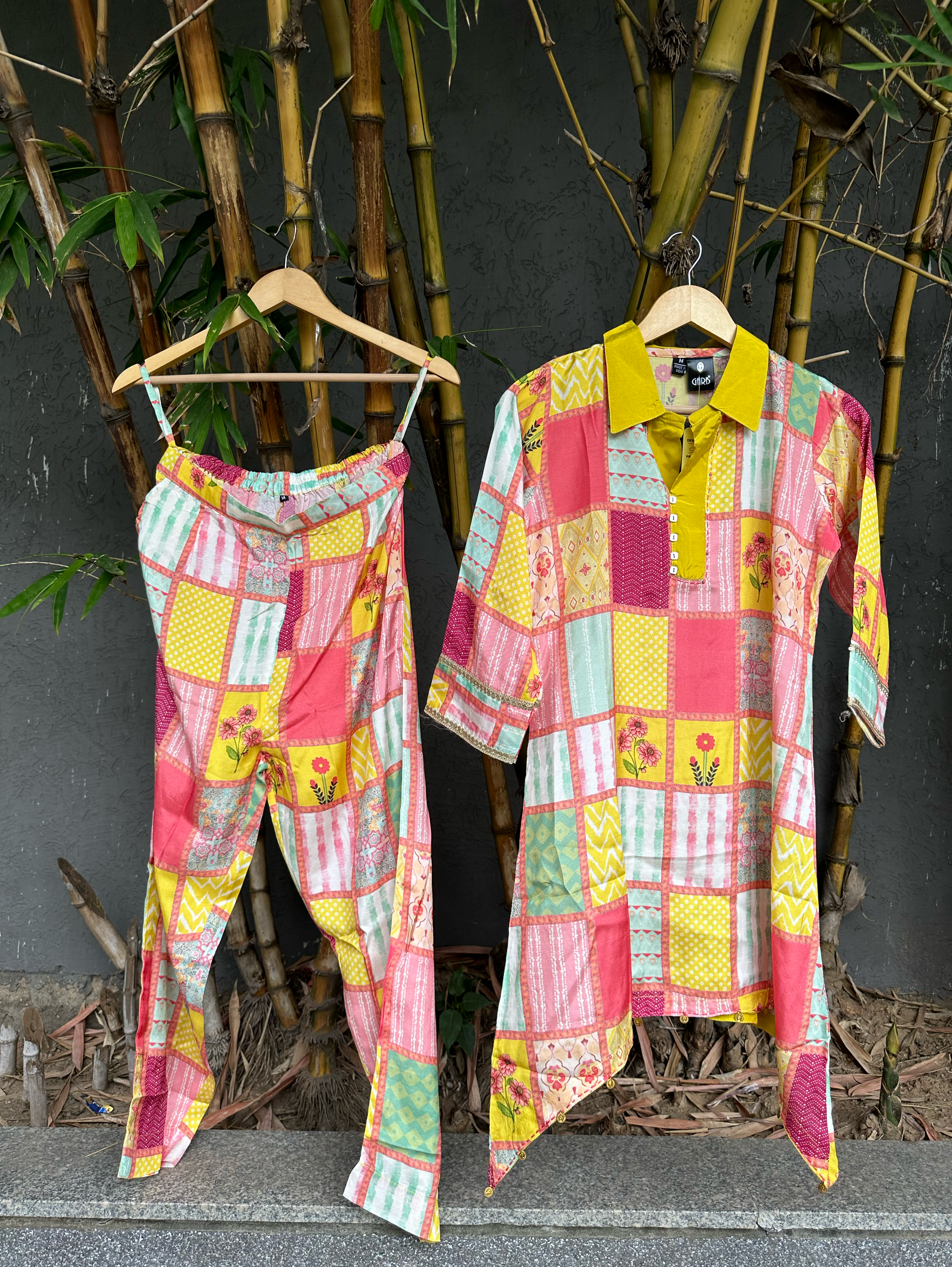 Image of Muslin Up and Down Cut Coords