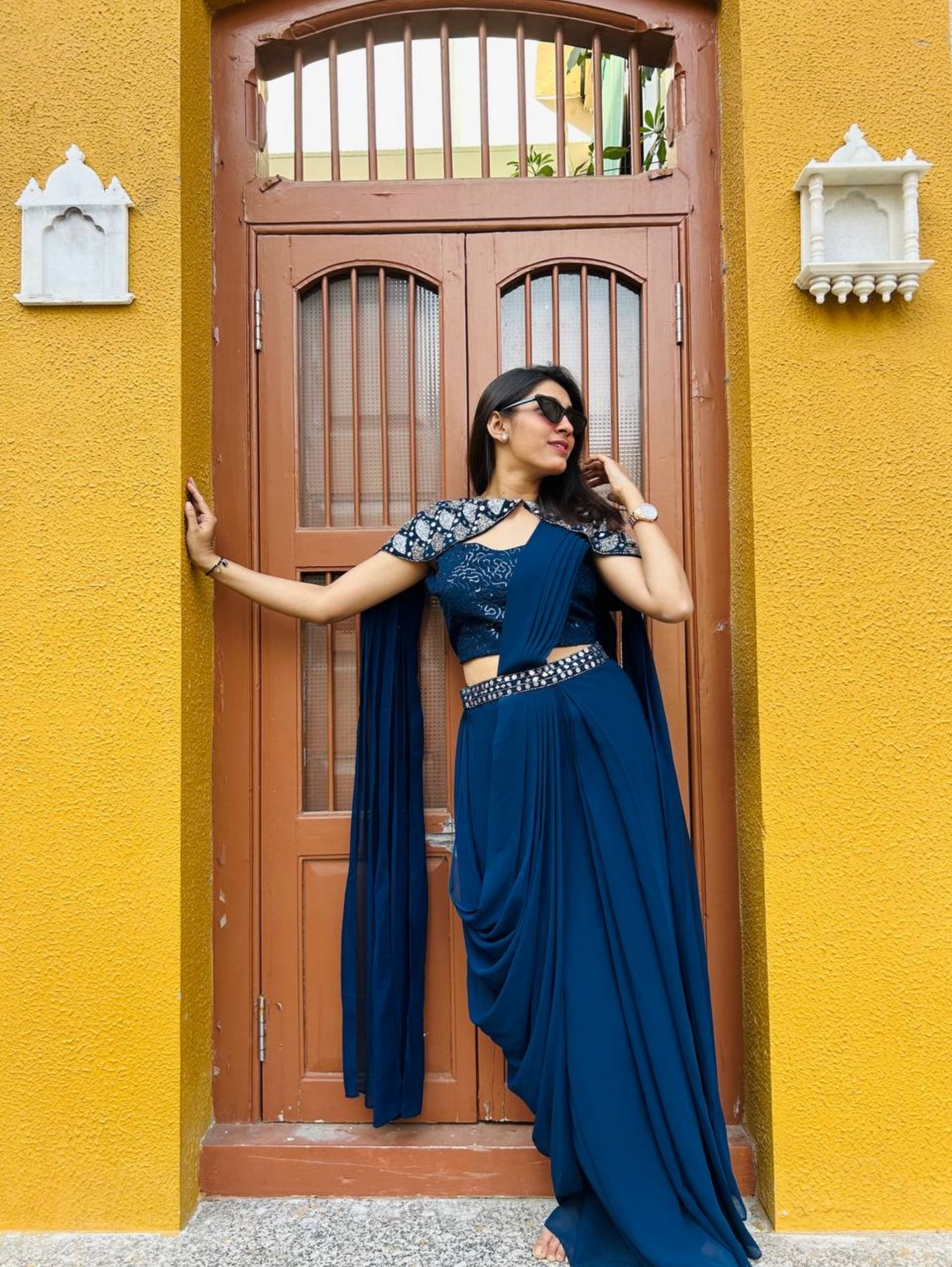 Georgette Traditional 3 Piece