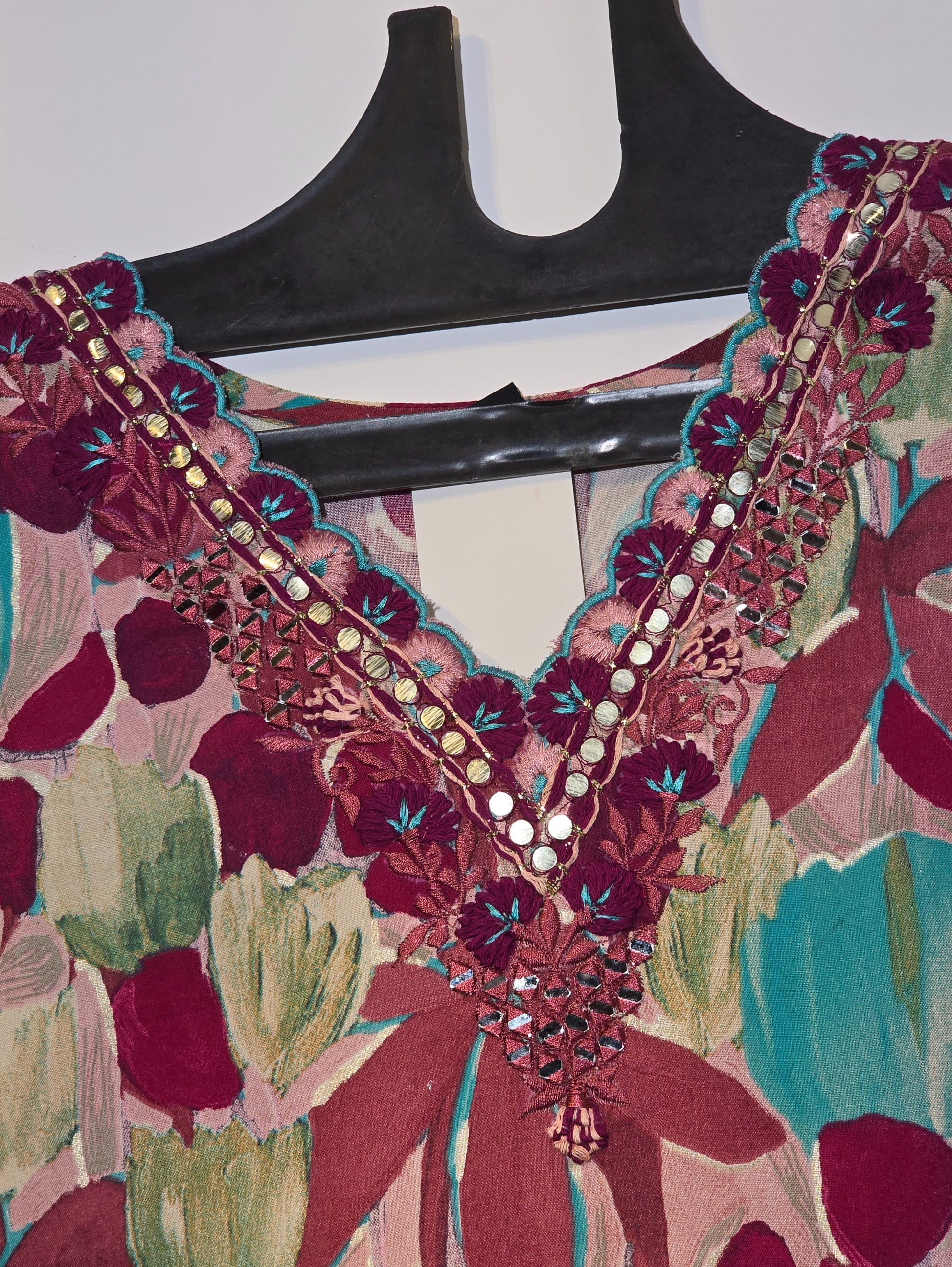 Designer Muslim Straight Kurti