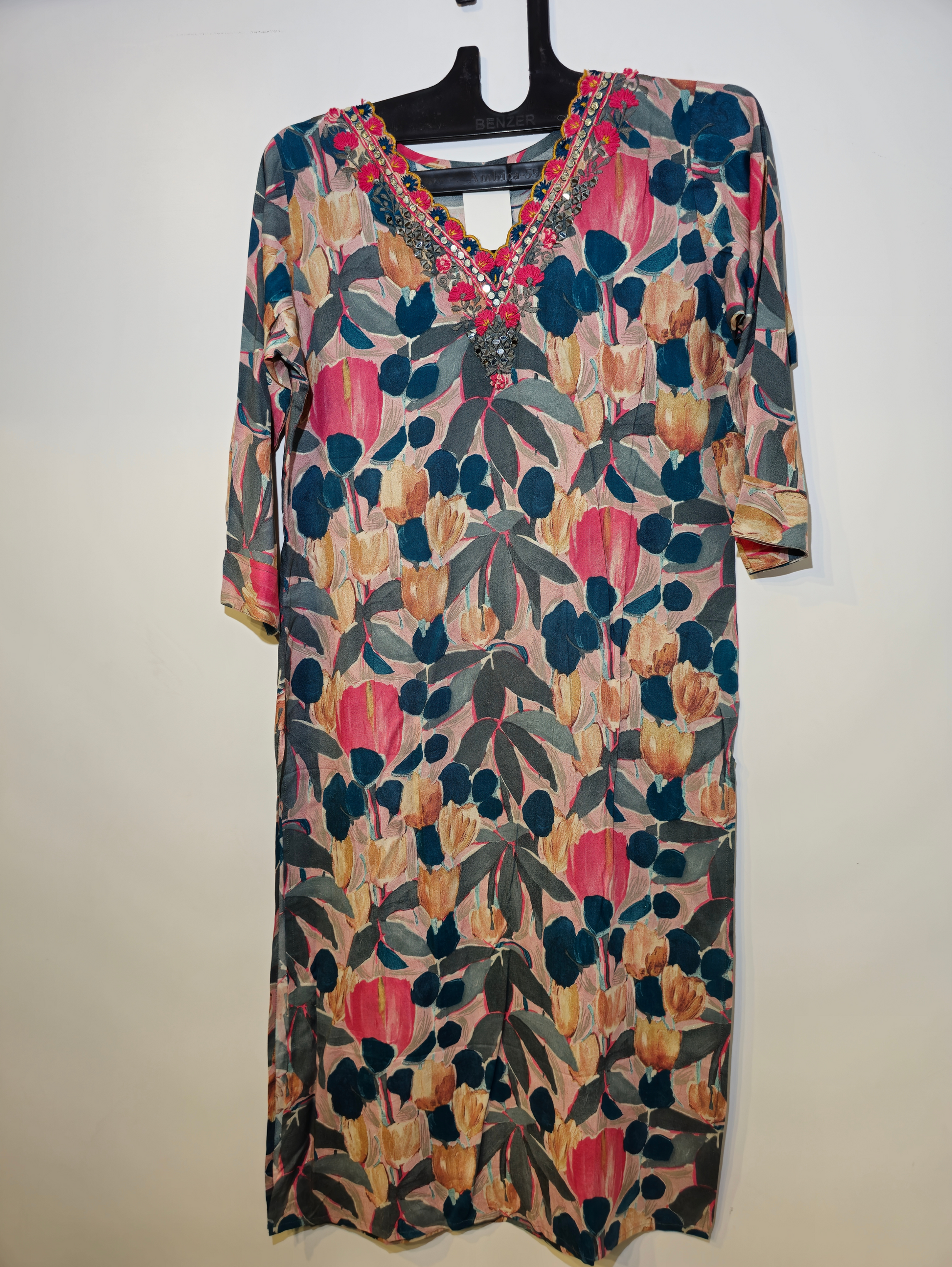 Designer Muslim Straight Kurti