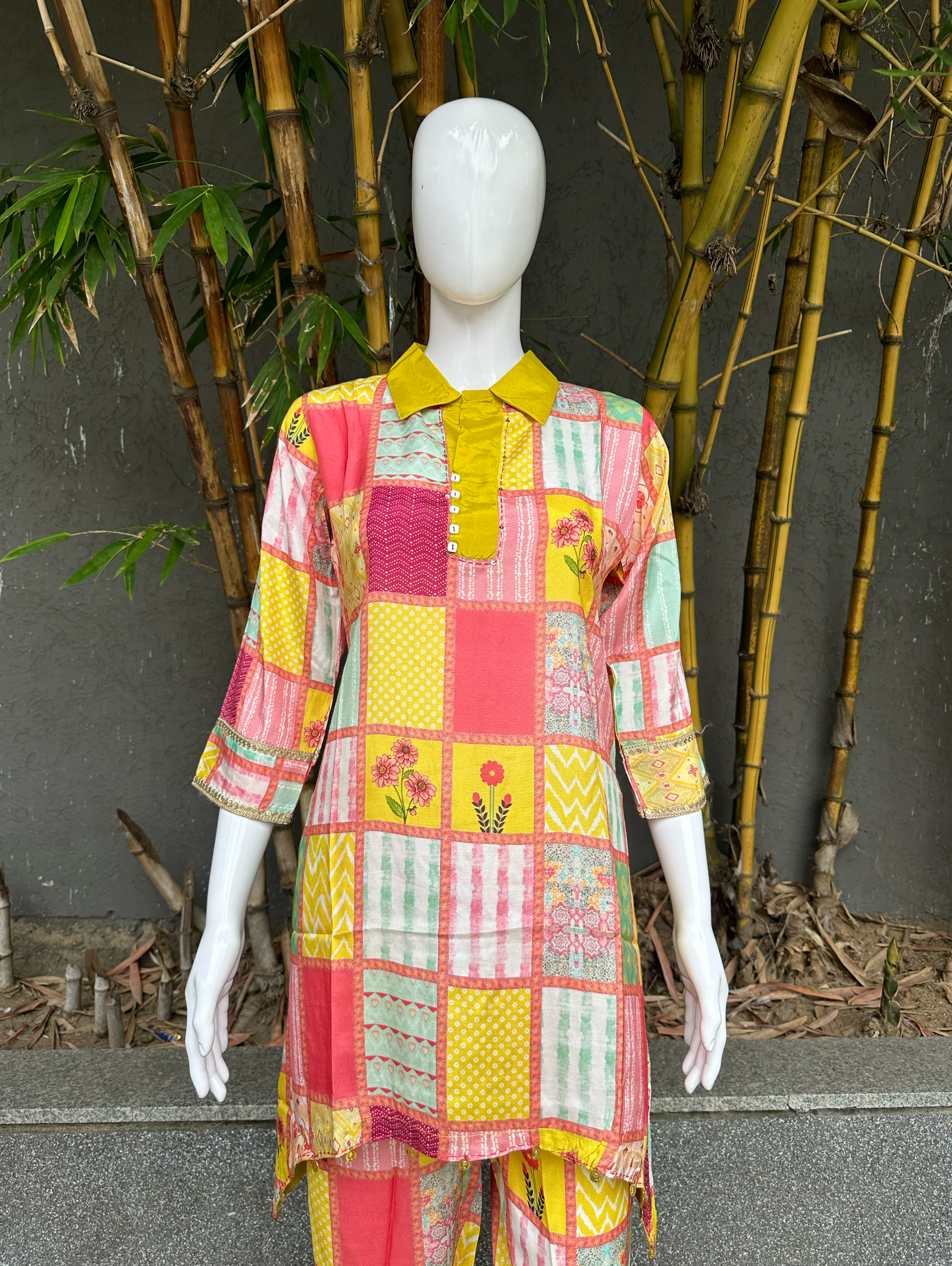 Image of Muslin Up and Down Cut Coords