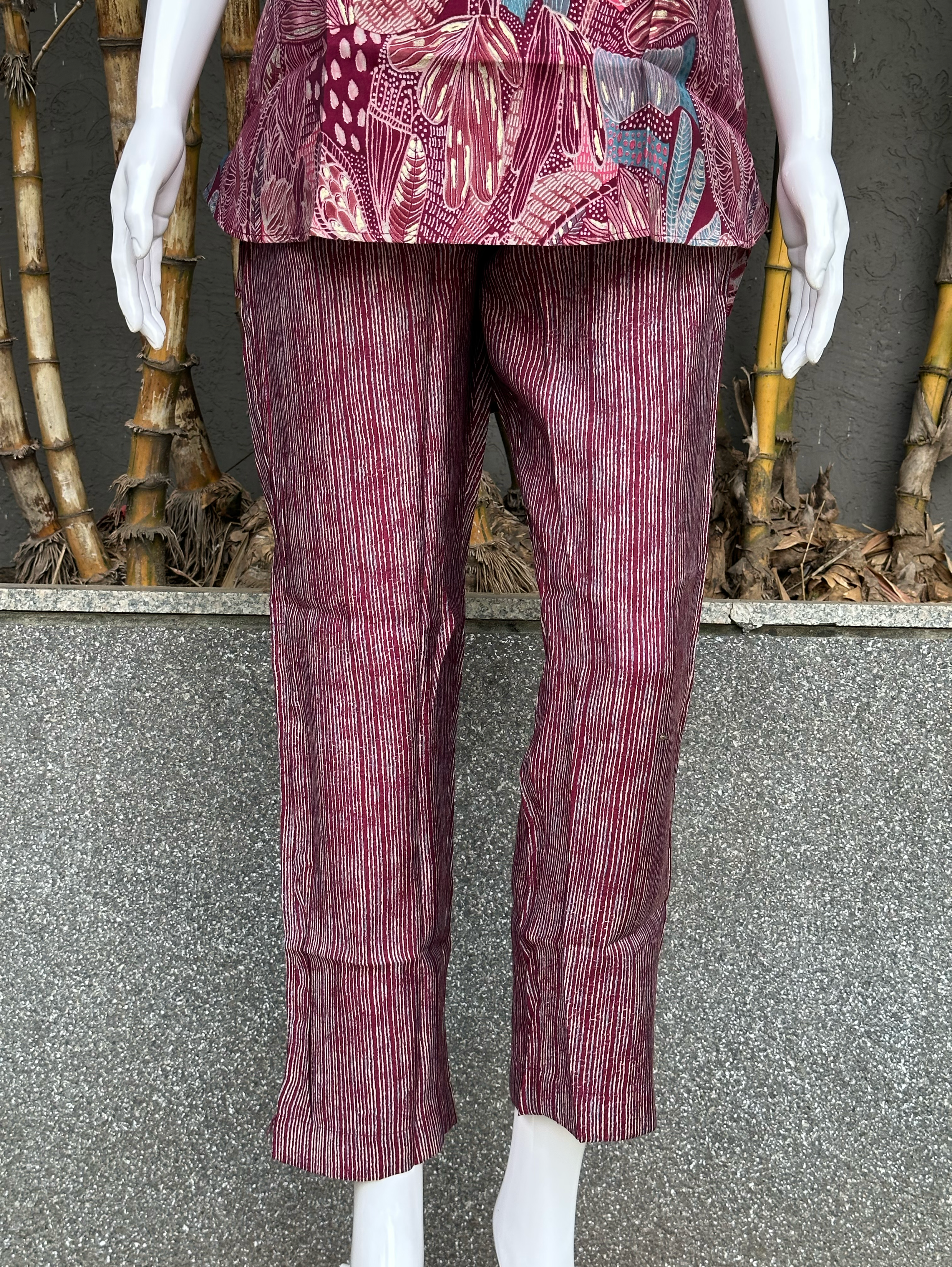 Image of Muslin Foil Print Coords with work