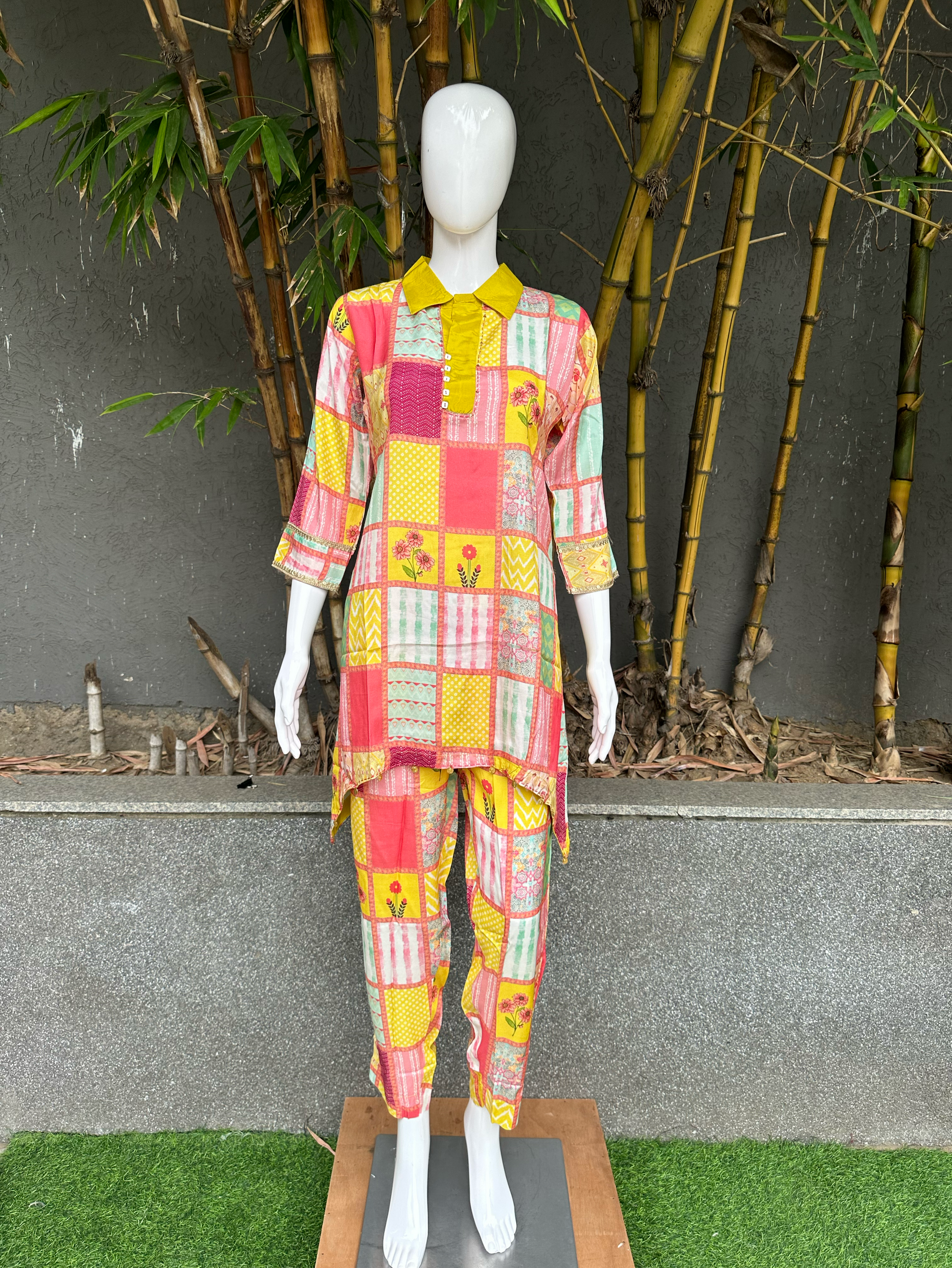 Muslin Up and Down Cut Coords