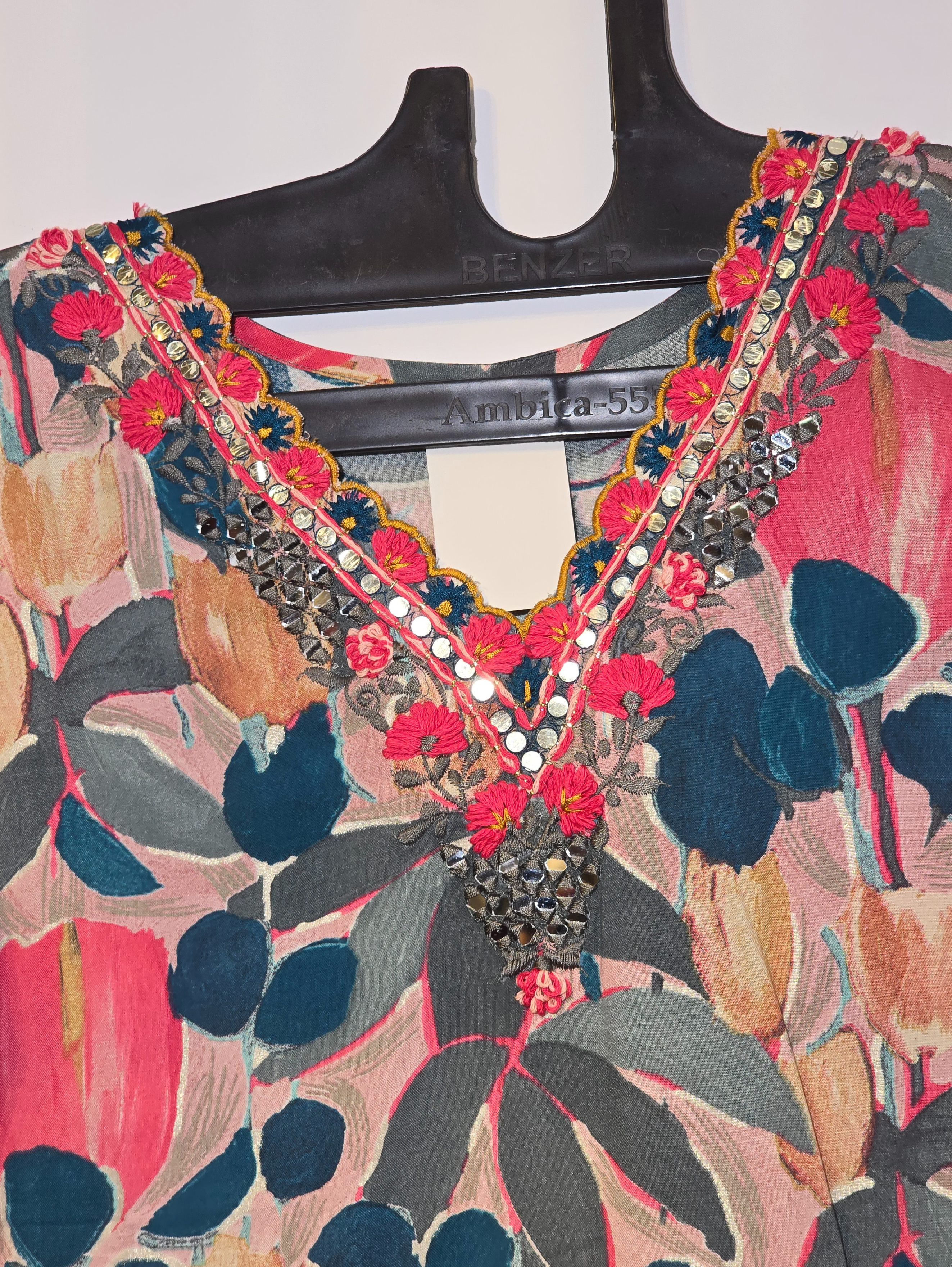 Image of Designer Muslim Straight Kurti