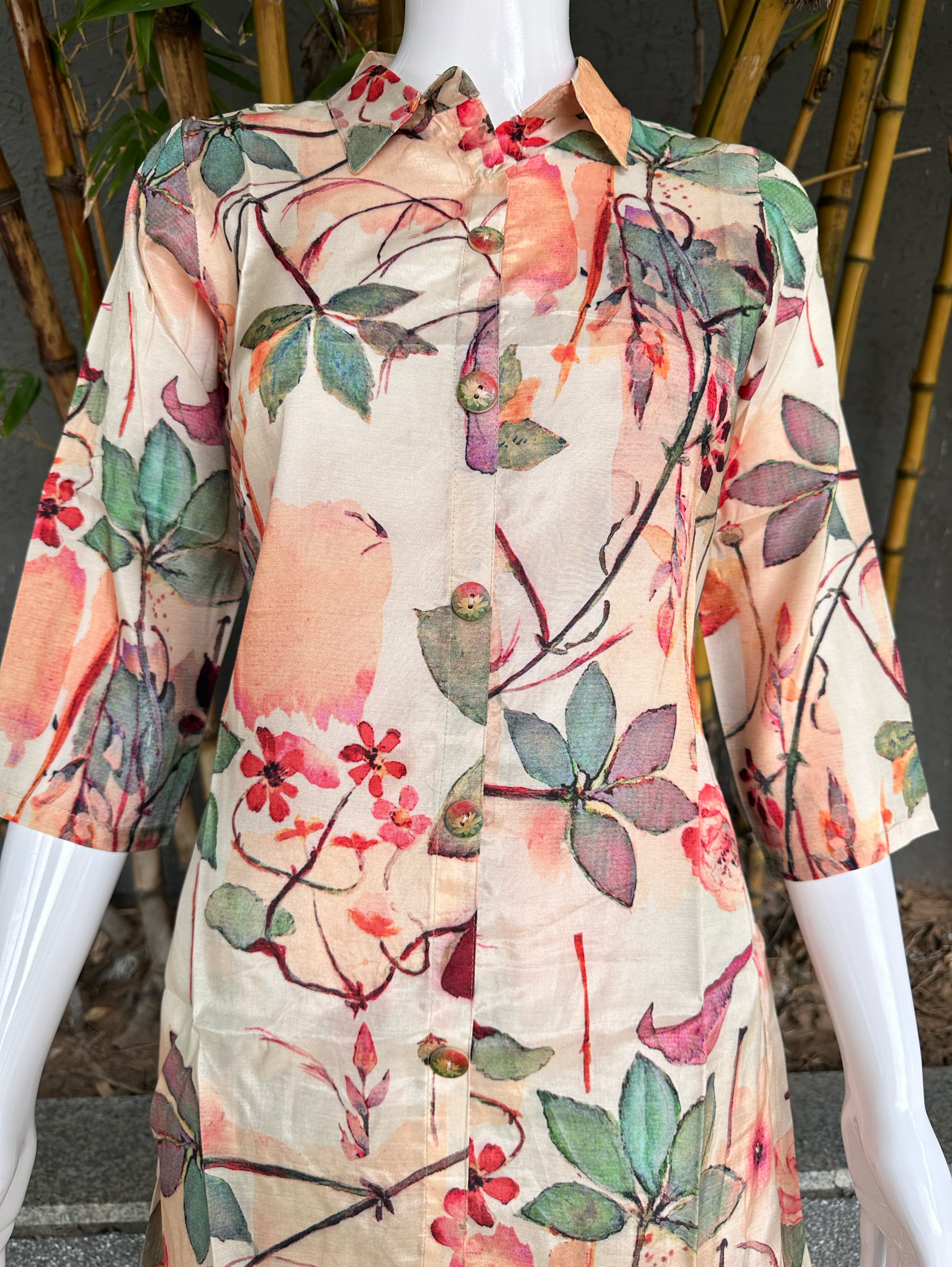 Image of Summer Print Muslin different cuts Coord