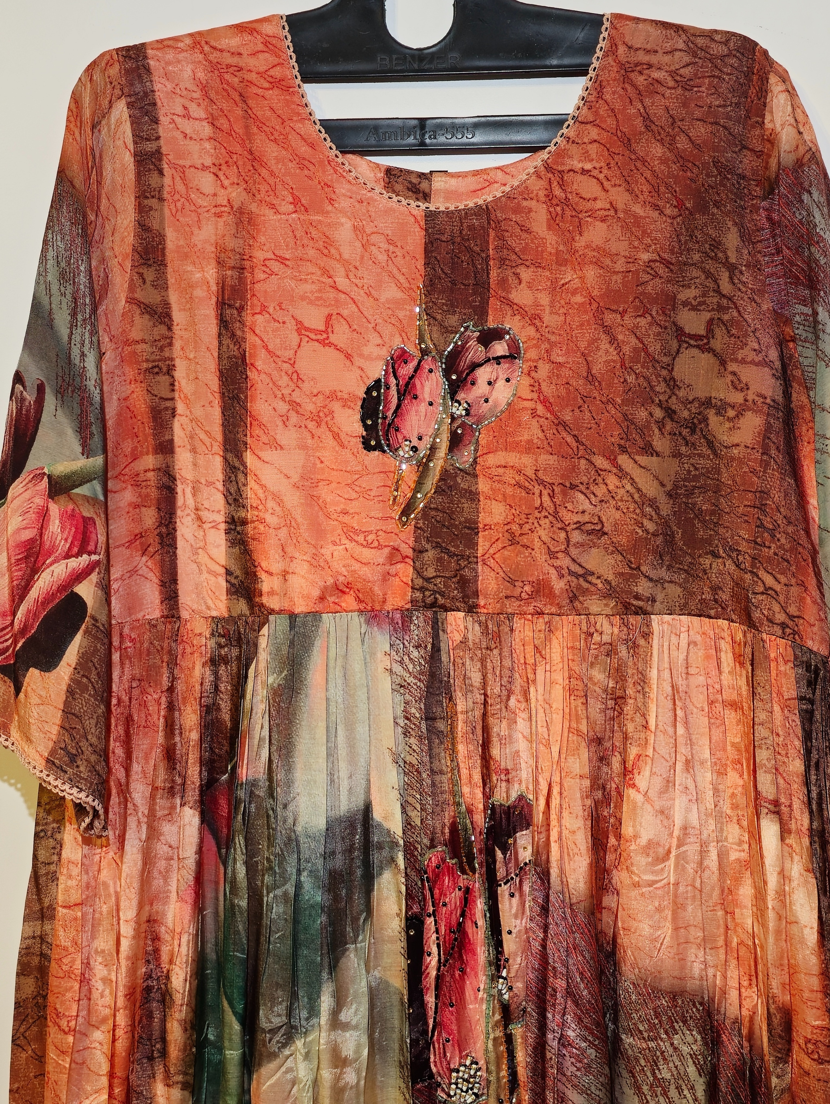 Image of Designer Muslin Gown