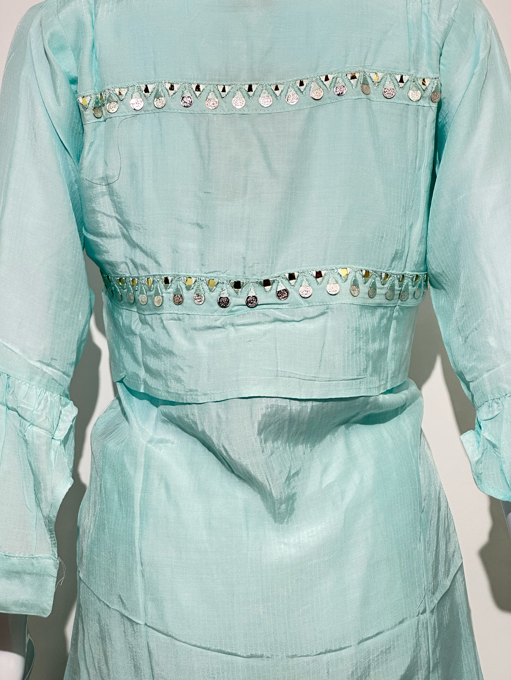 Muslin Stand Patti with Accessories work Coords