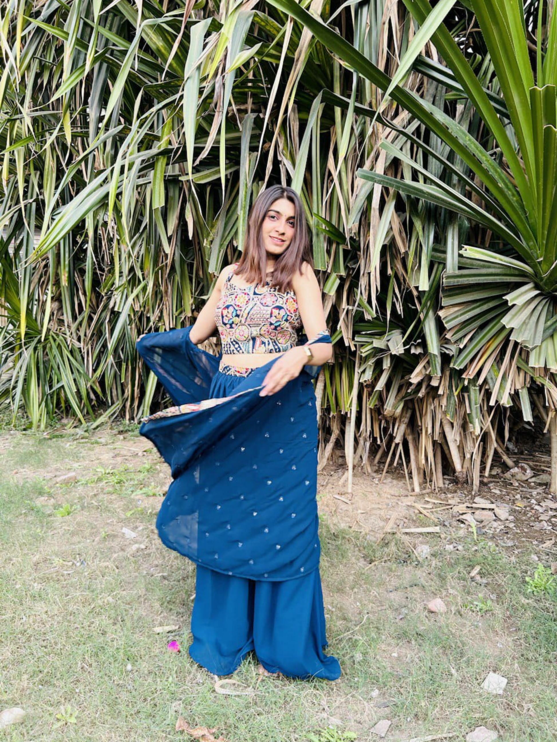 Georgette Traditional 3 Piece