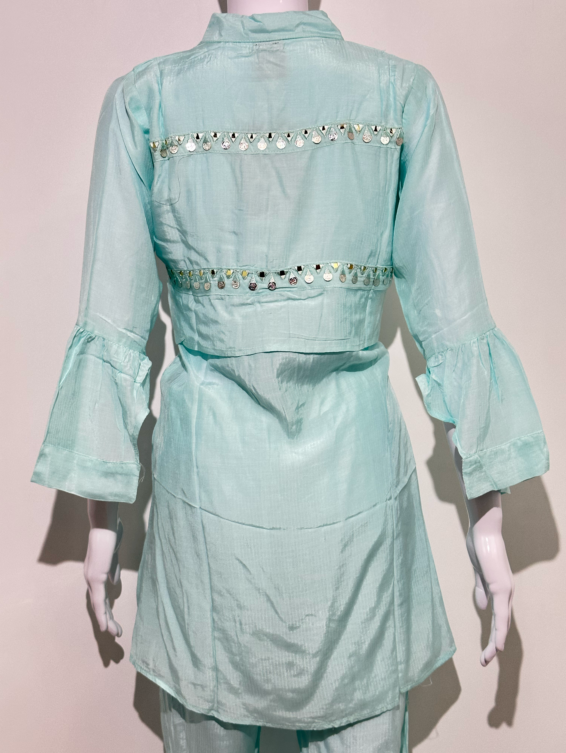 Muslin Stand Patti with Accessories work Coords