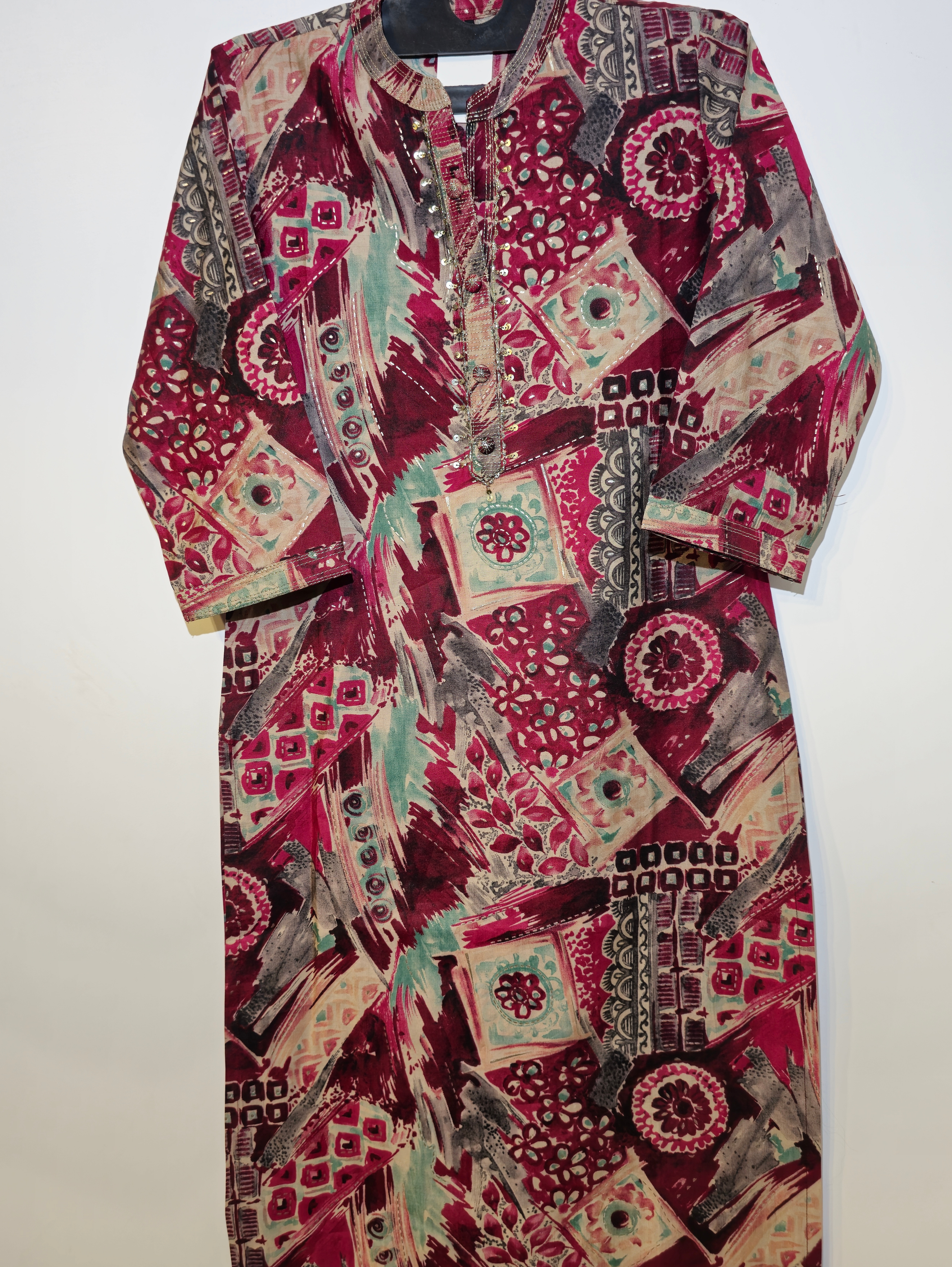 Image of Designer Muslim Straight Kurti