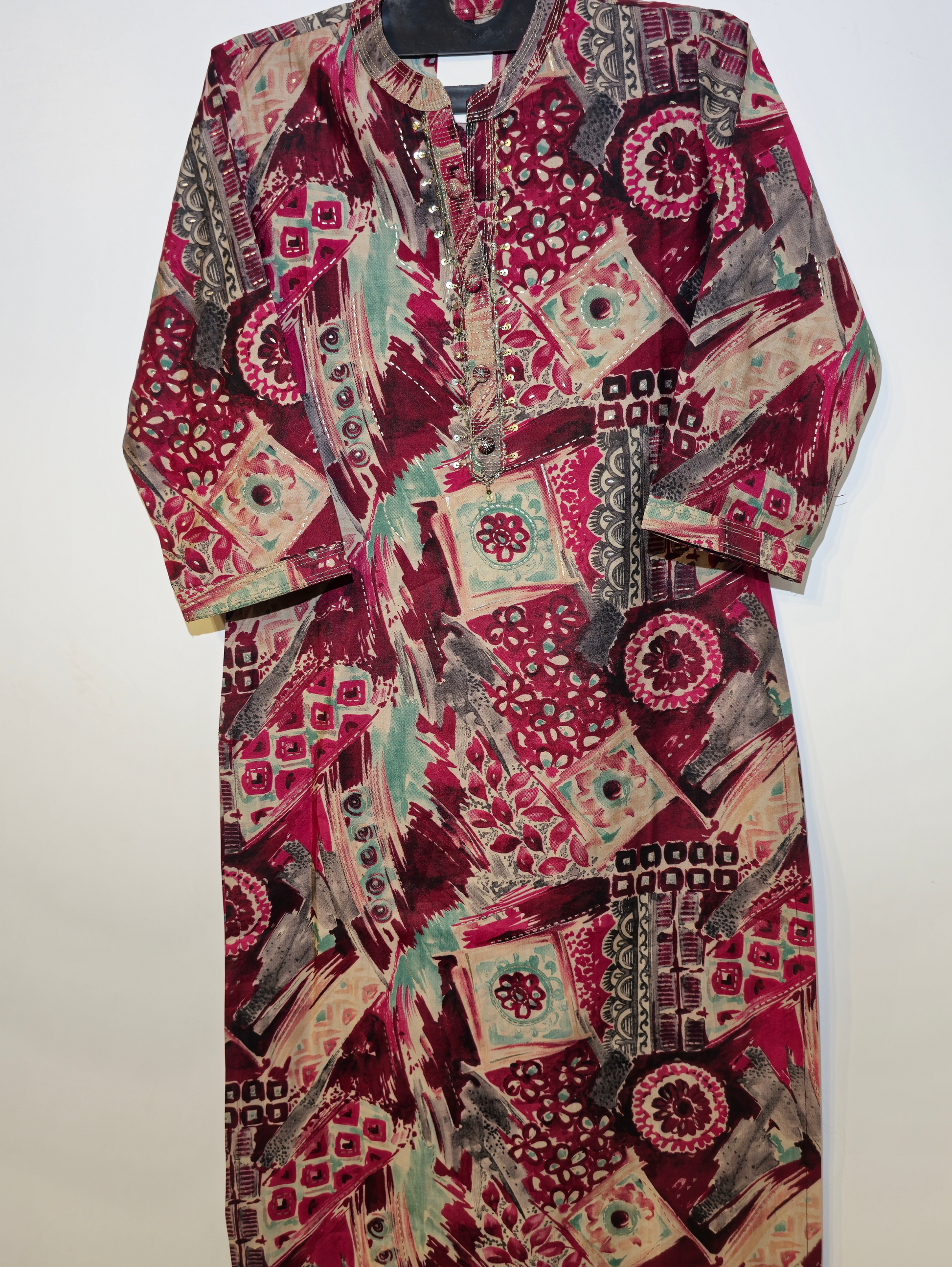 Designer Muslim Straight Kurti