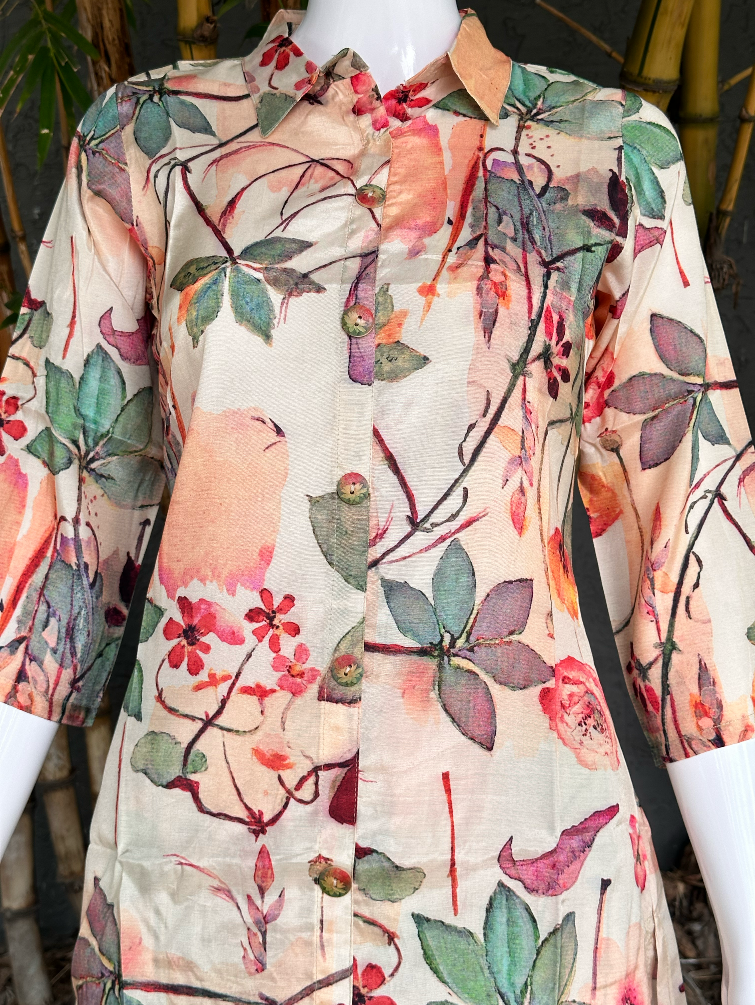 Image of Summer Print Muslin different cuts Coord