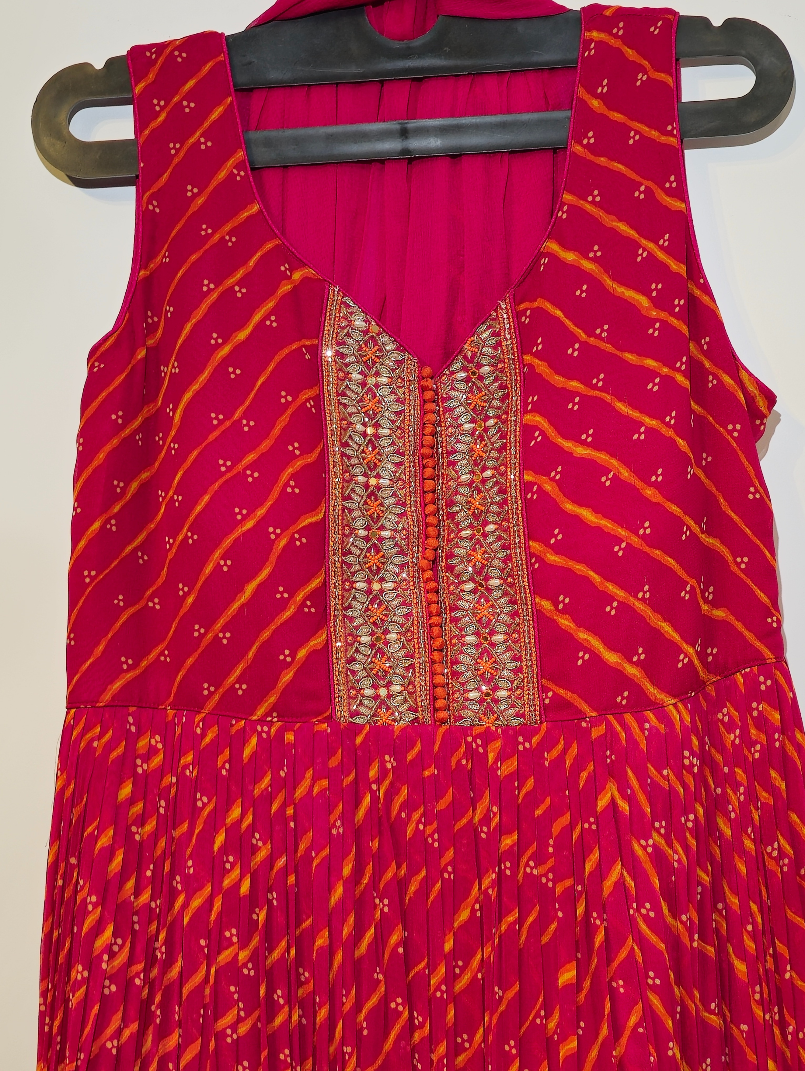 Image of Georgette Gown with Premium work