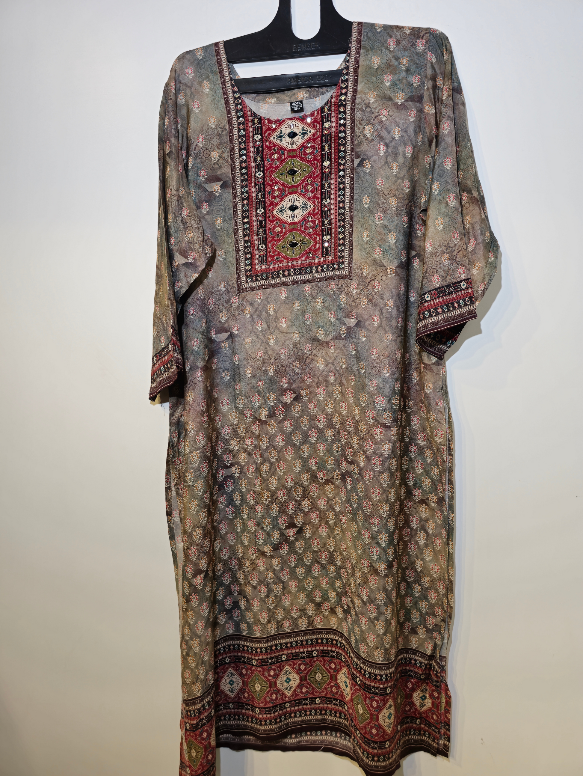 Designer Muslim Straight Kurti