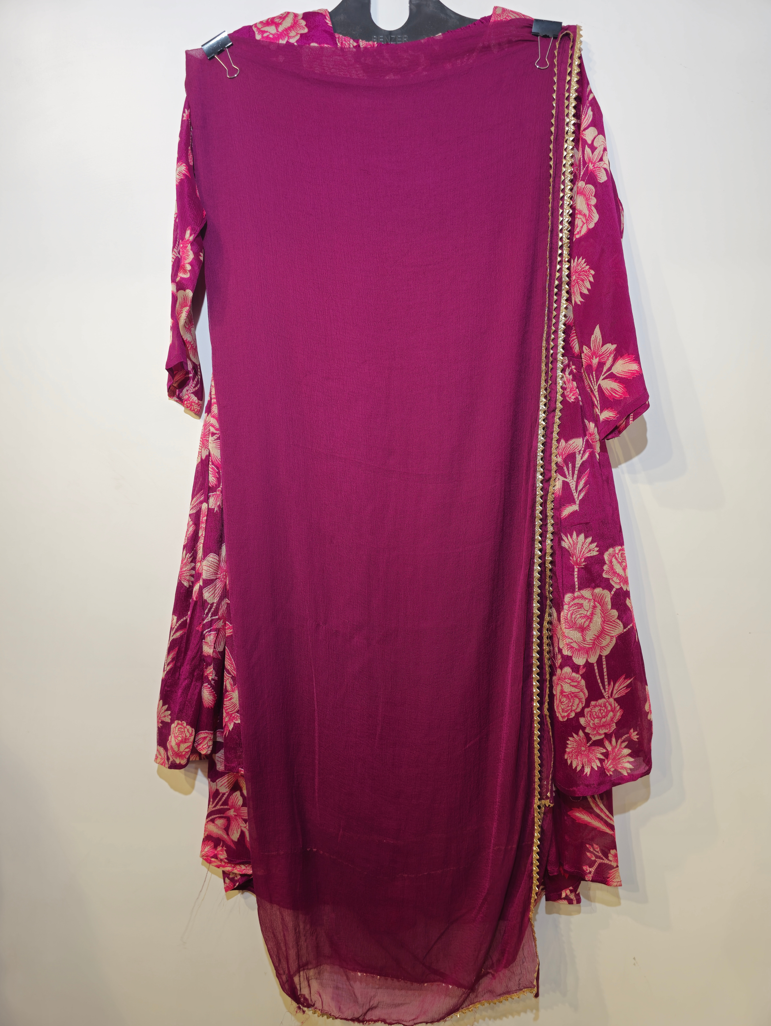 Image of Designer Georgette Set with work - 3 Piece