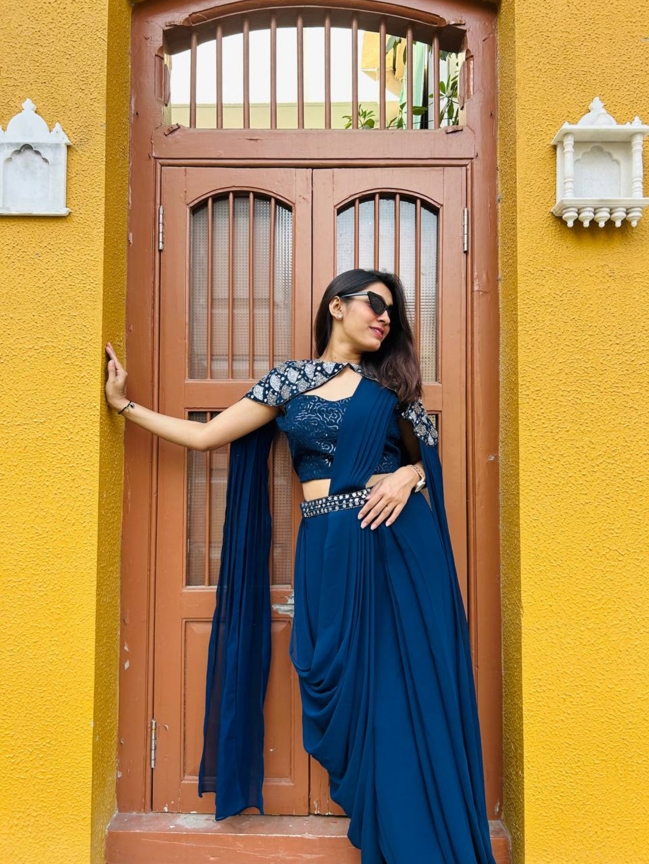 Image of Georgette Traditional 3 Piece