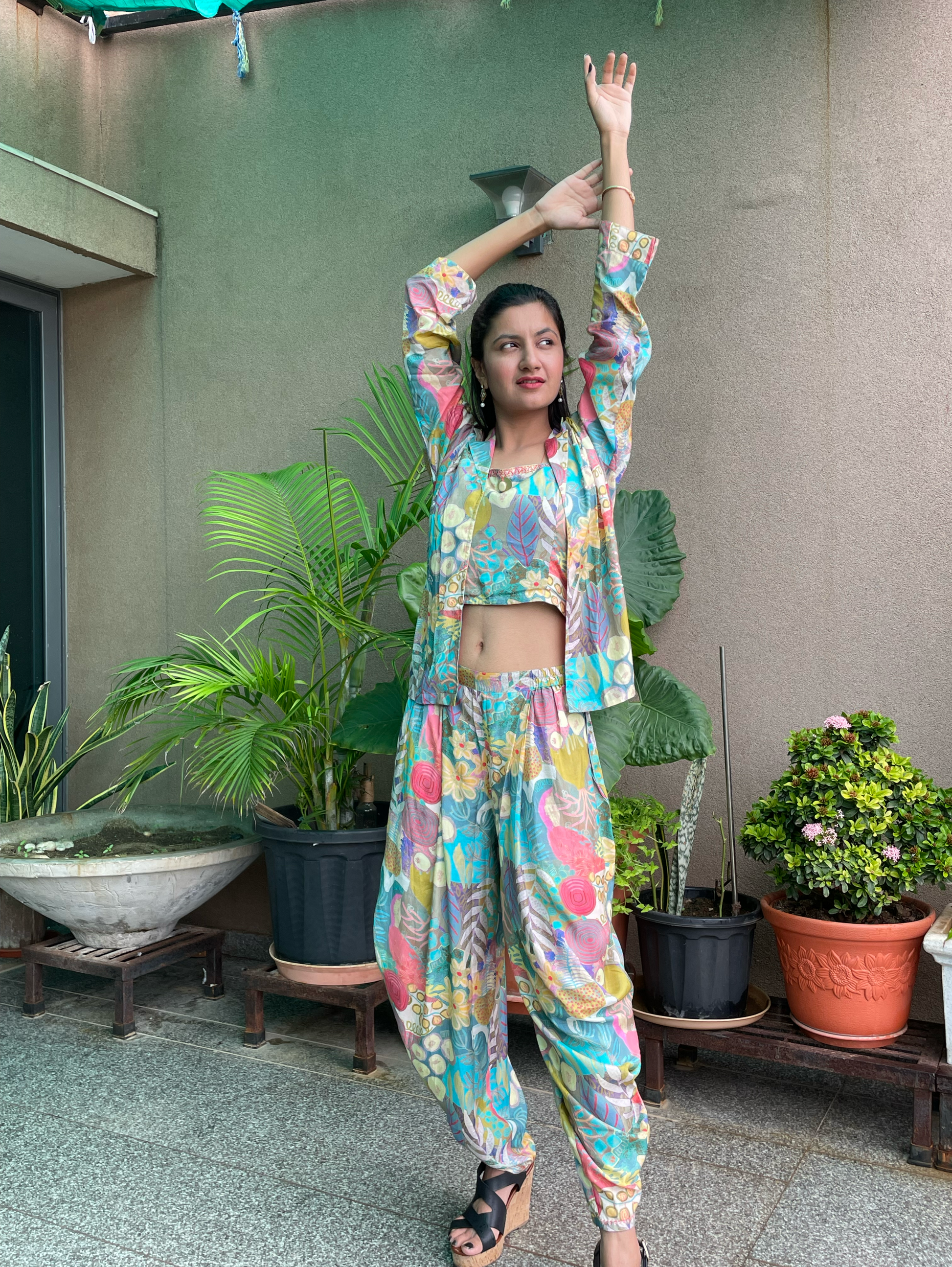 Designer Muslin 3 Piece Coords