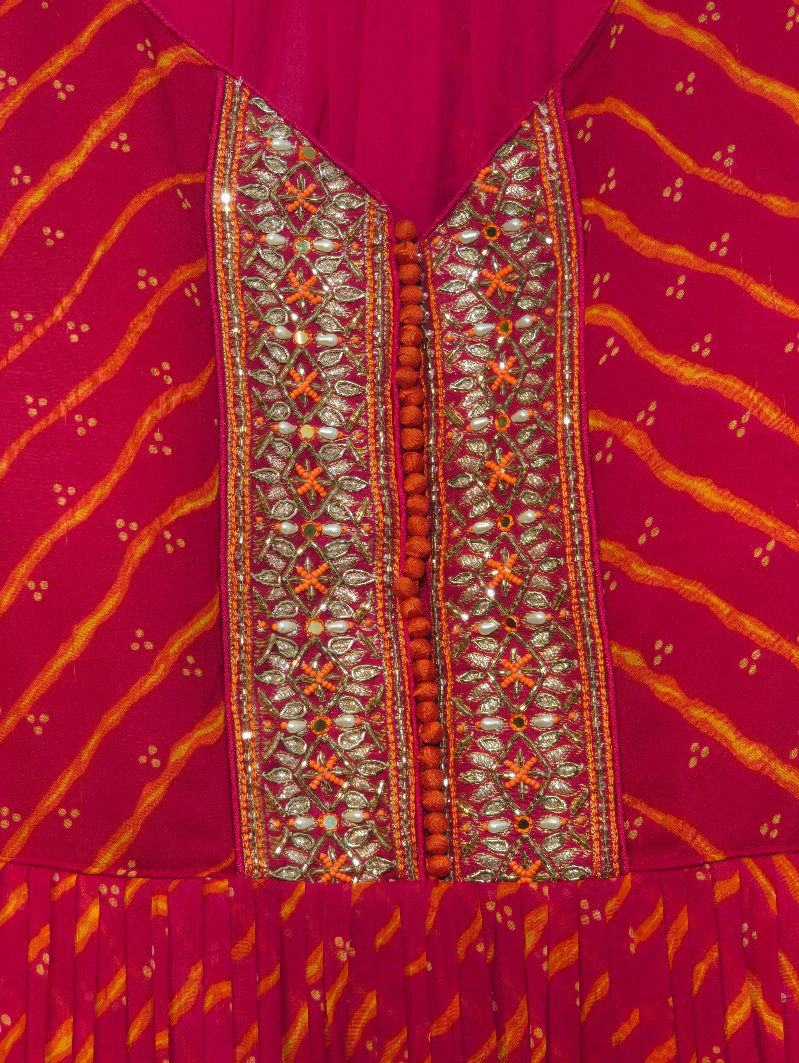 Image of Georgette Gown with Premium work