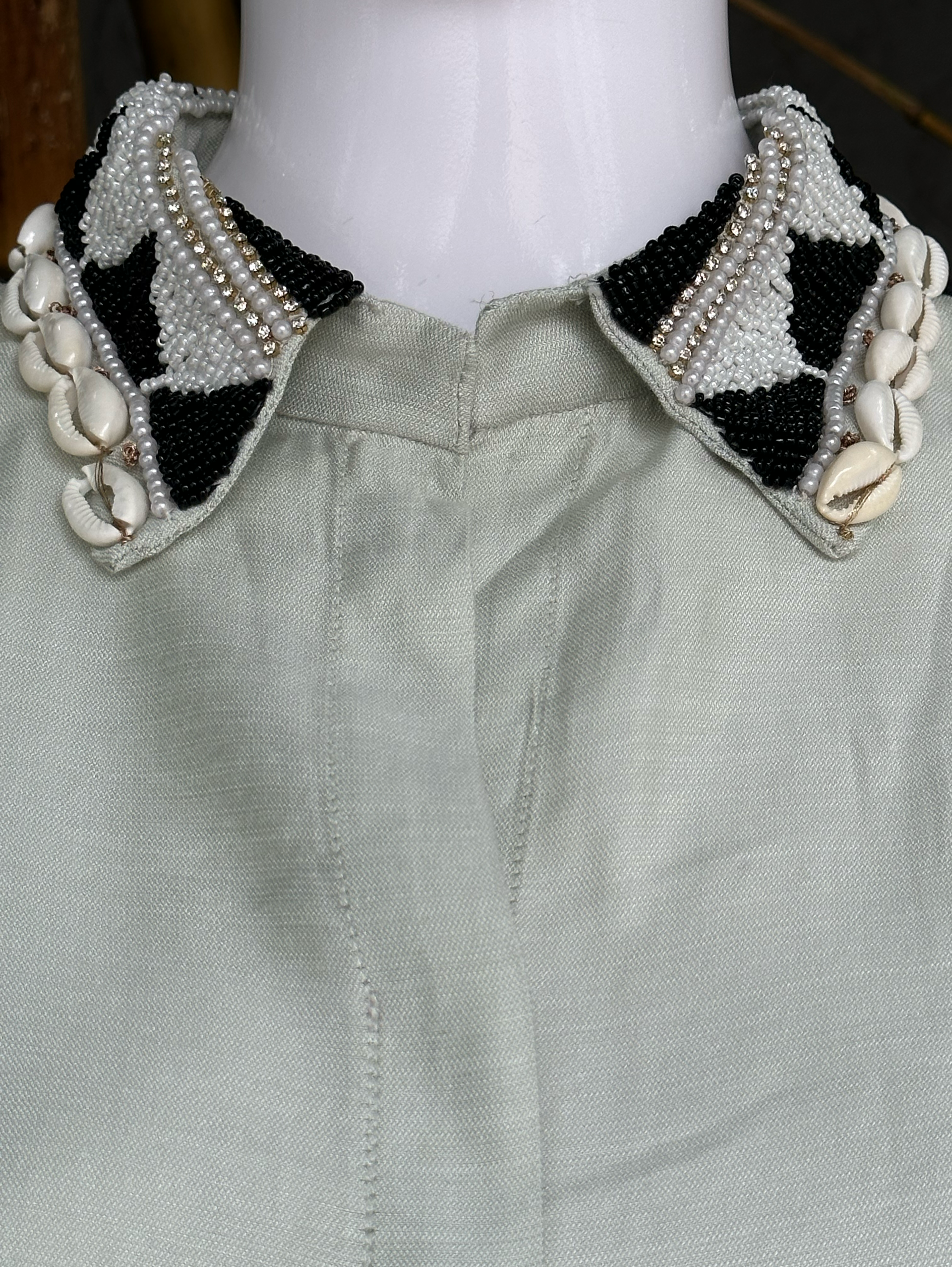 Image of Pure Cotton Embroidery Coords - Pista