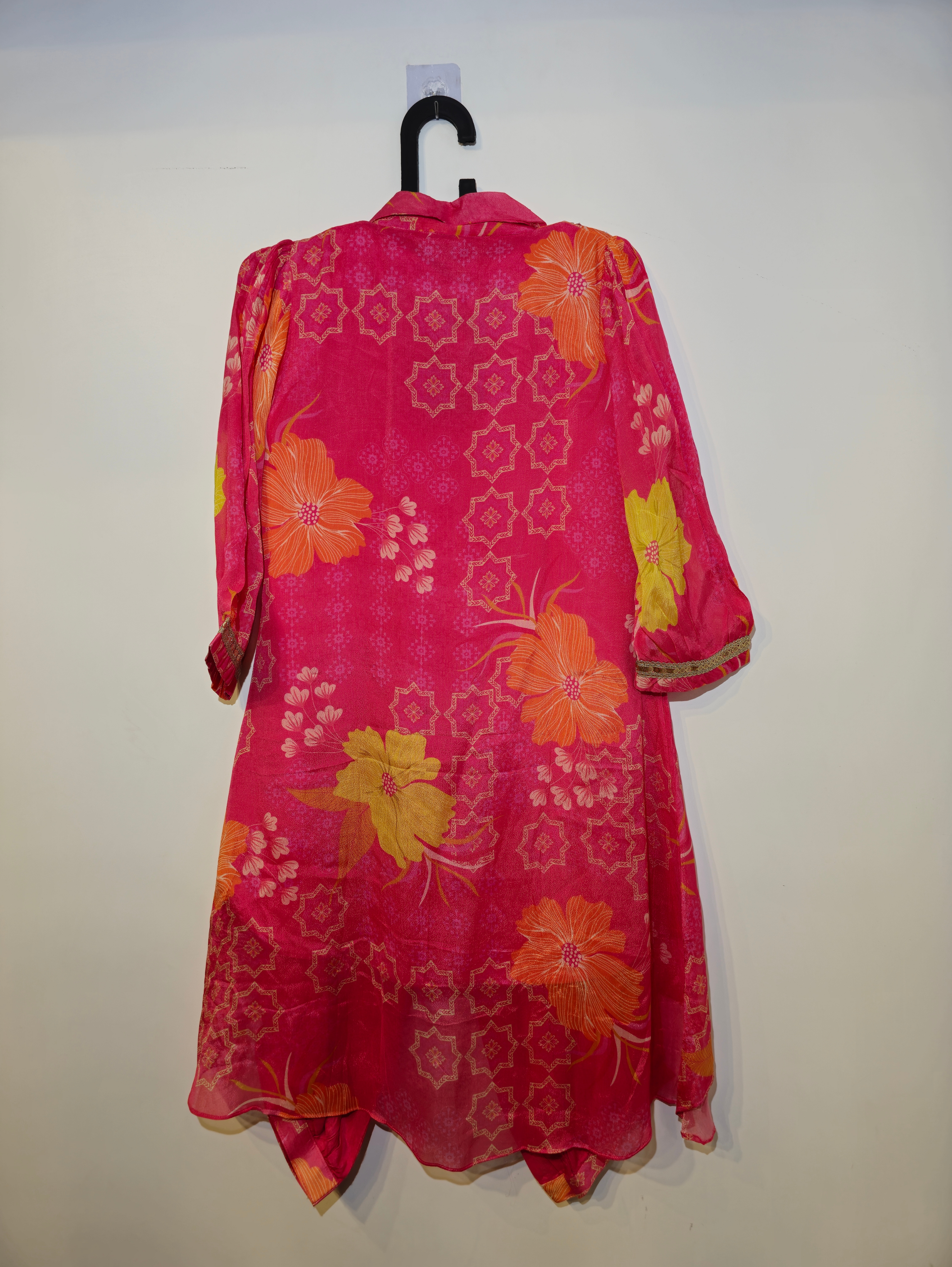 Image of Designer Afghani Style Chinnon Coord Set