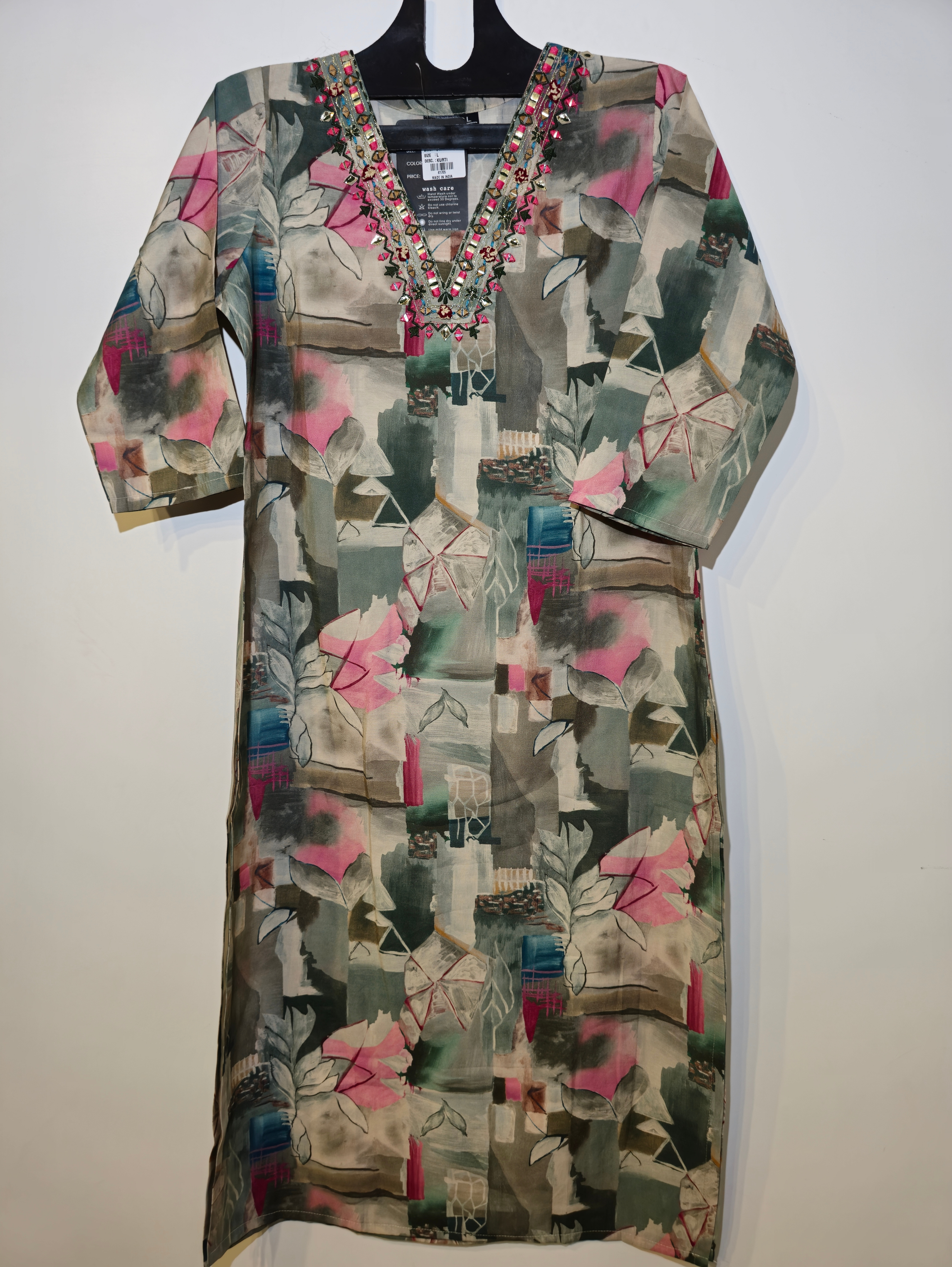 Image of Designer Muslim Straight Kurti