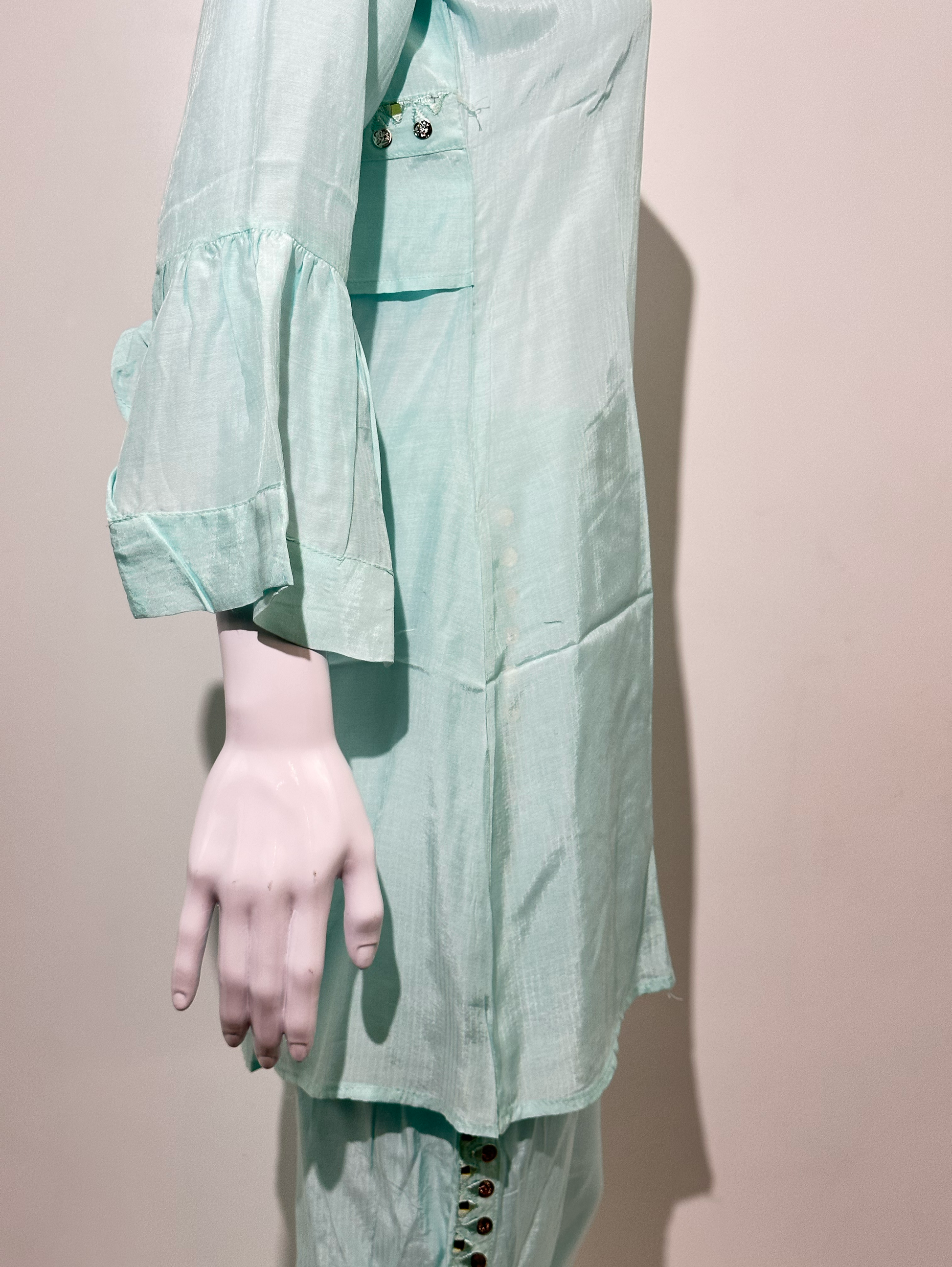 Muslin Stand Patti with Accessories work Coords