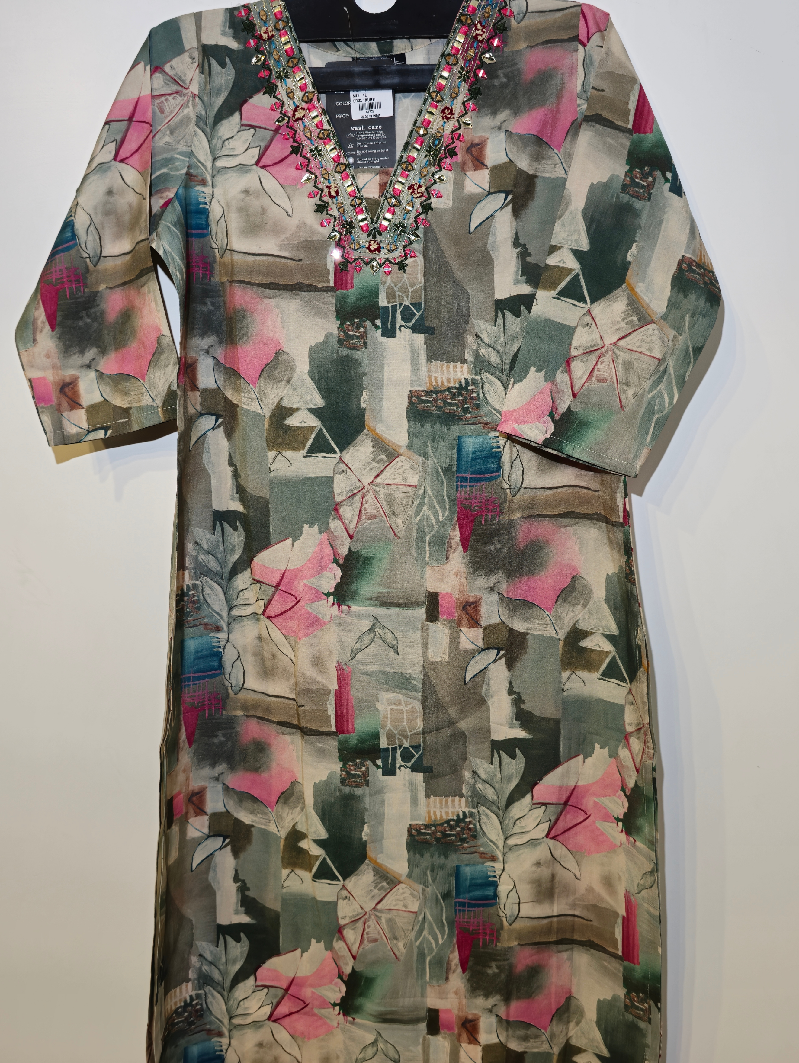 Designer Muslim Straight Kurti